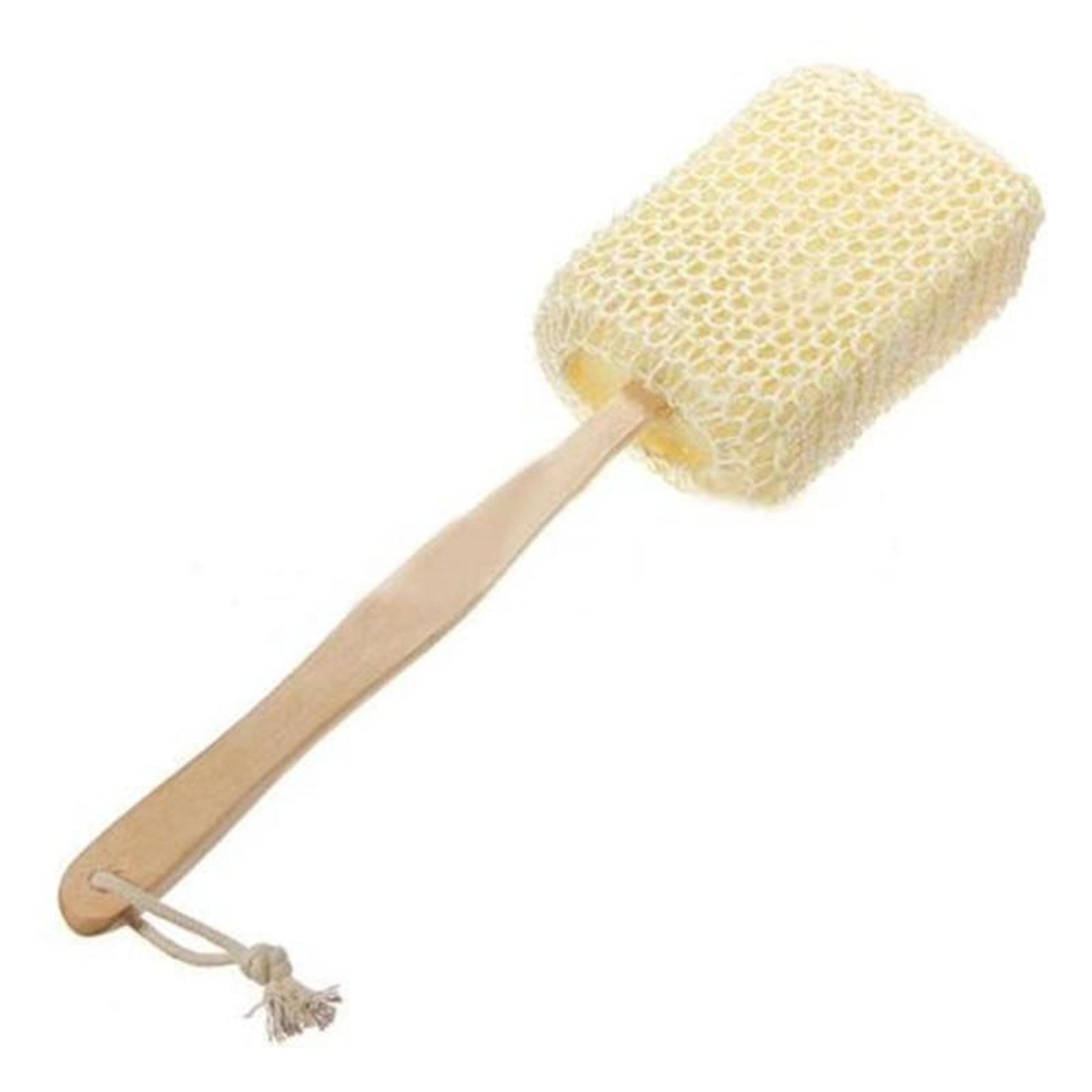 scrubber long handle exfoliating bath brush