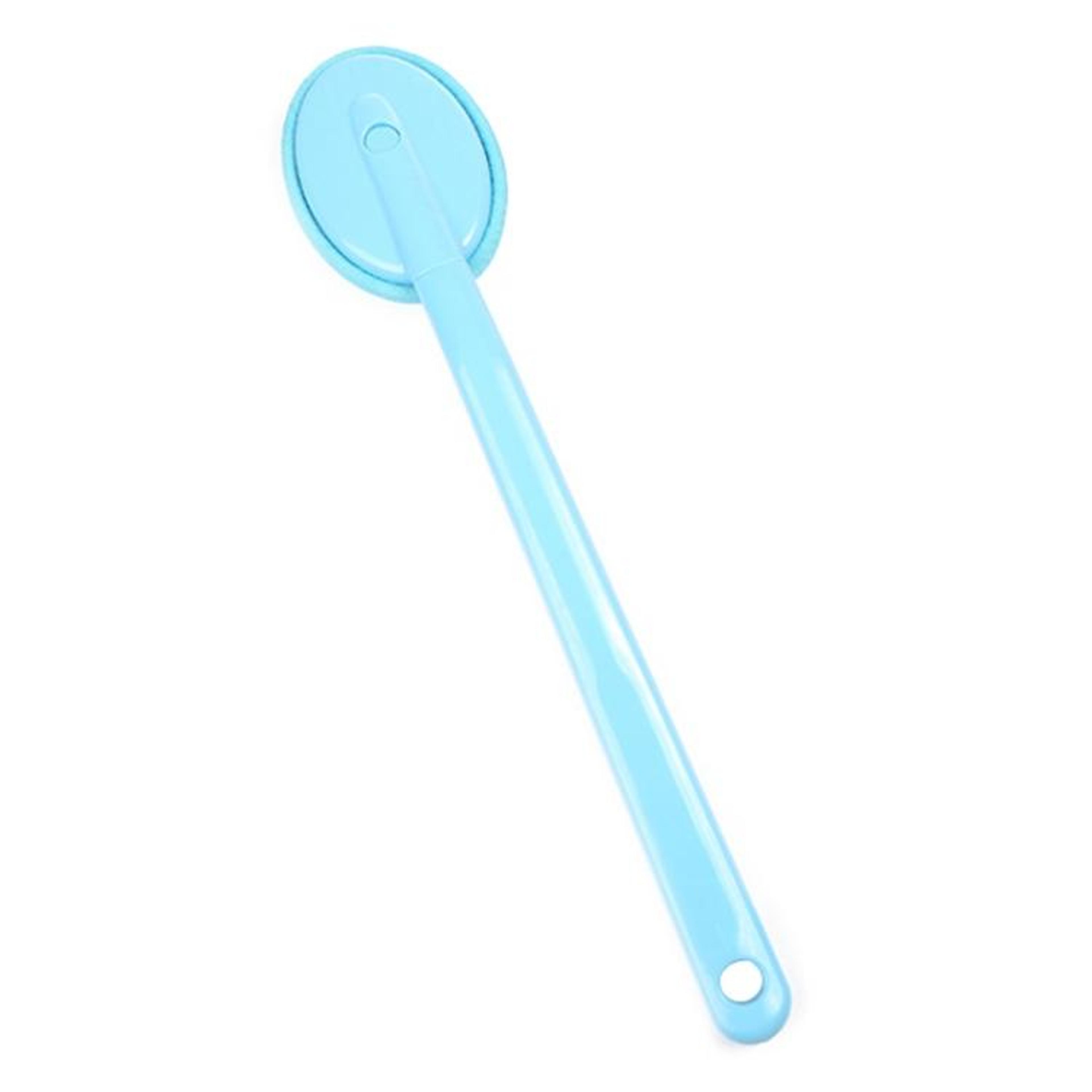 gentle reach back brush for shower with removable head
