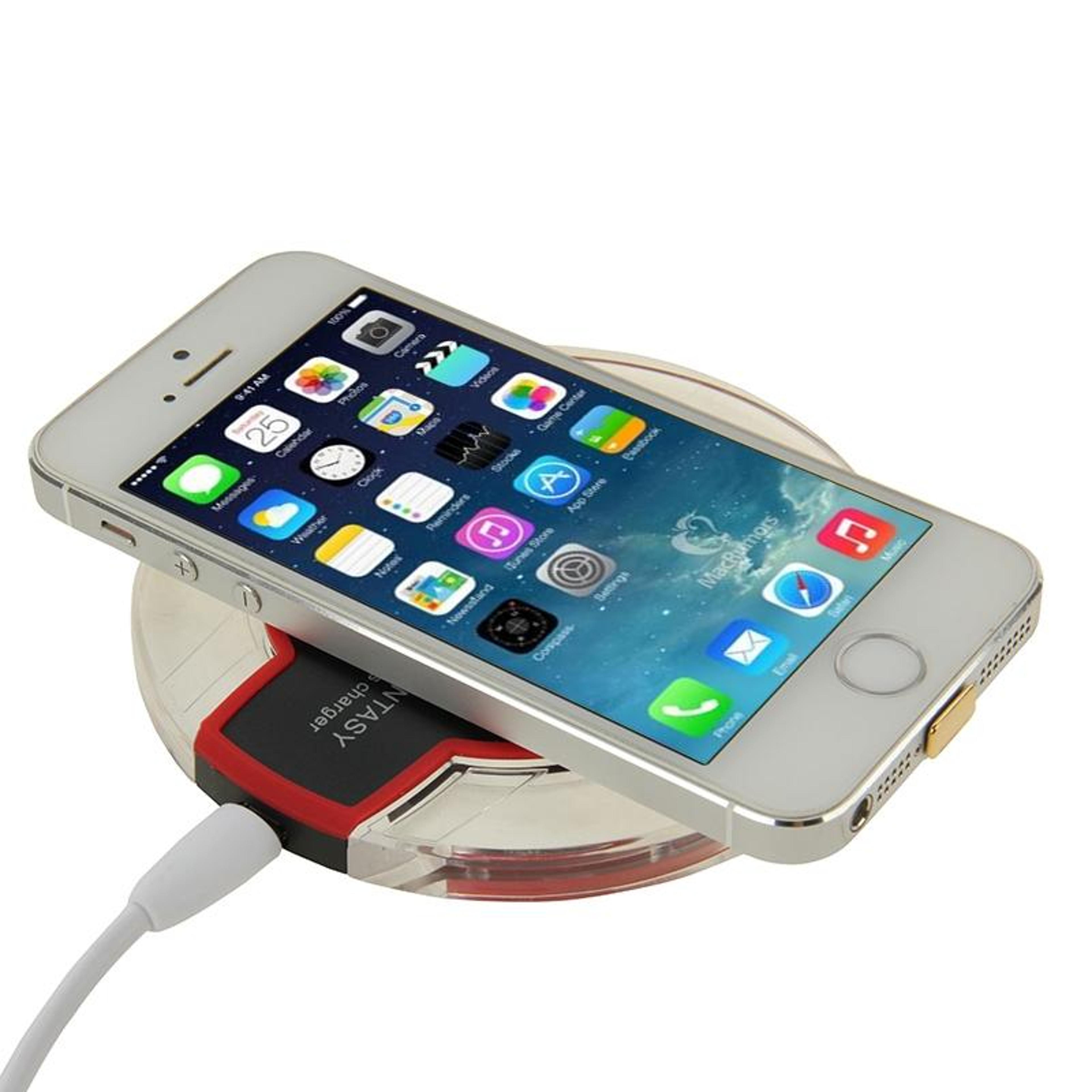 wireless charger pad with 8pin receiver for seamless wireless charging