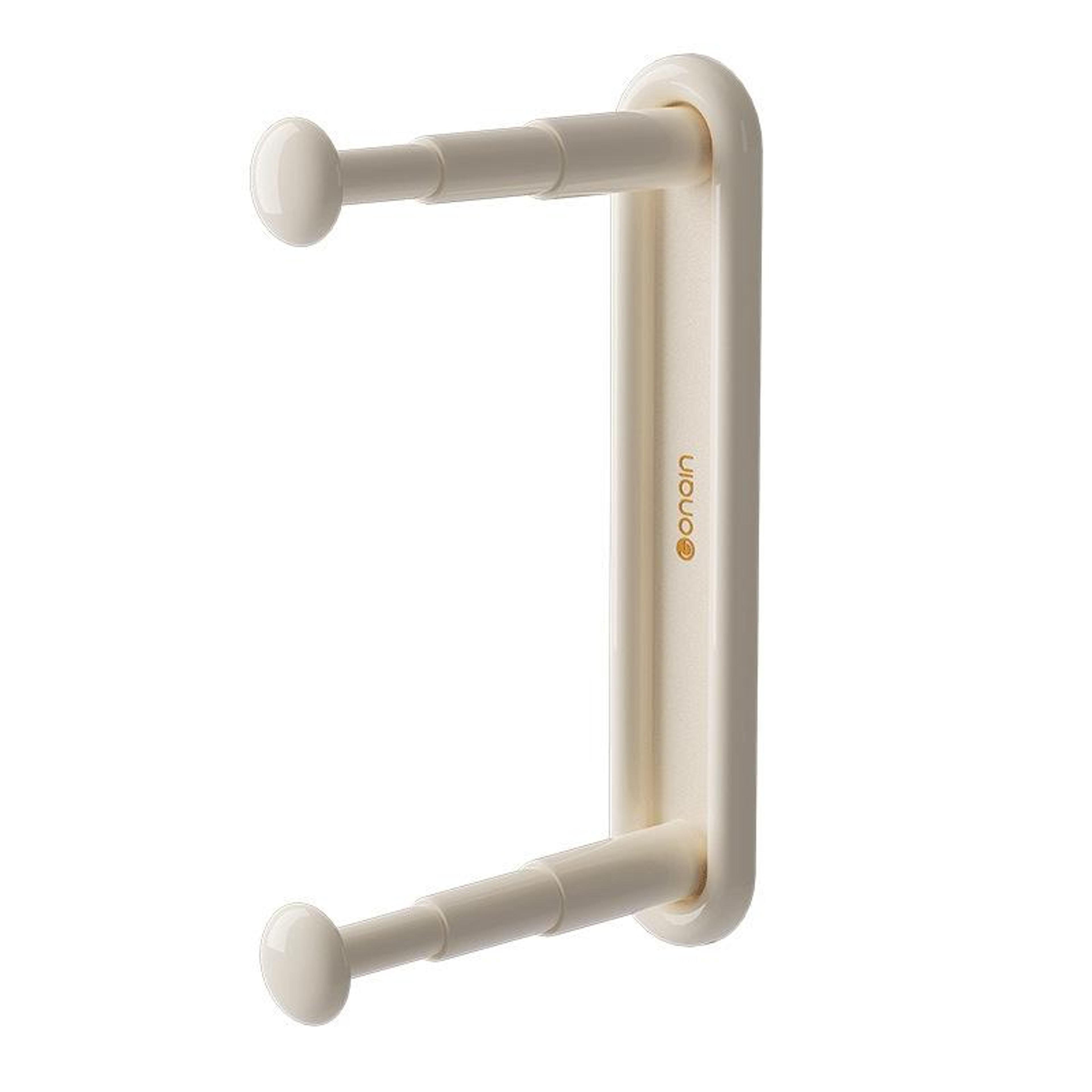retractable clothes rack organizer hole-free balcony storage shelf space-saving drying rack