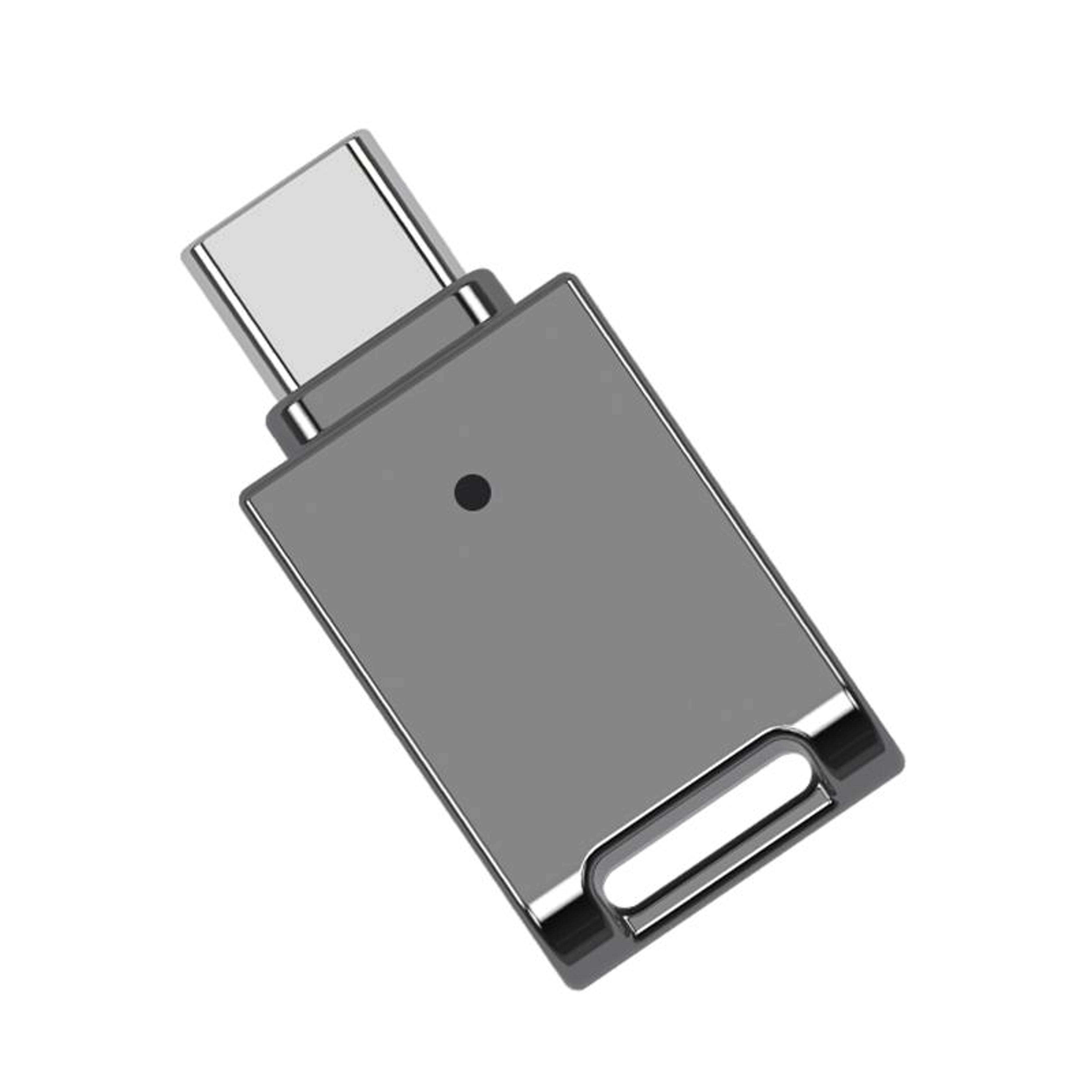 64gb usb c flash drive metal keychain portable type c usb drive
