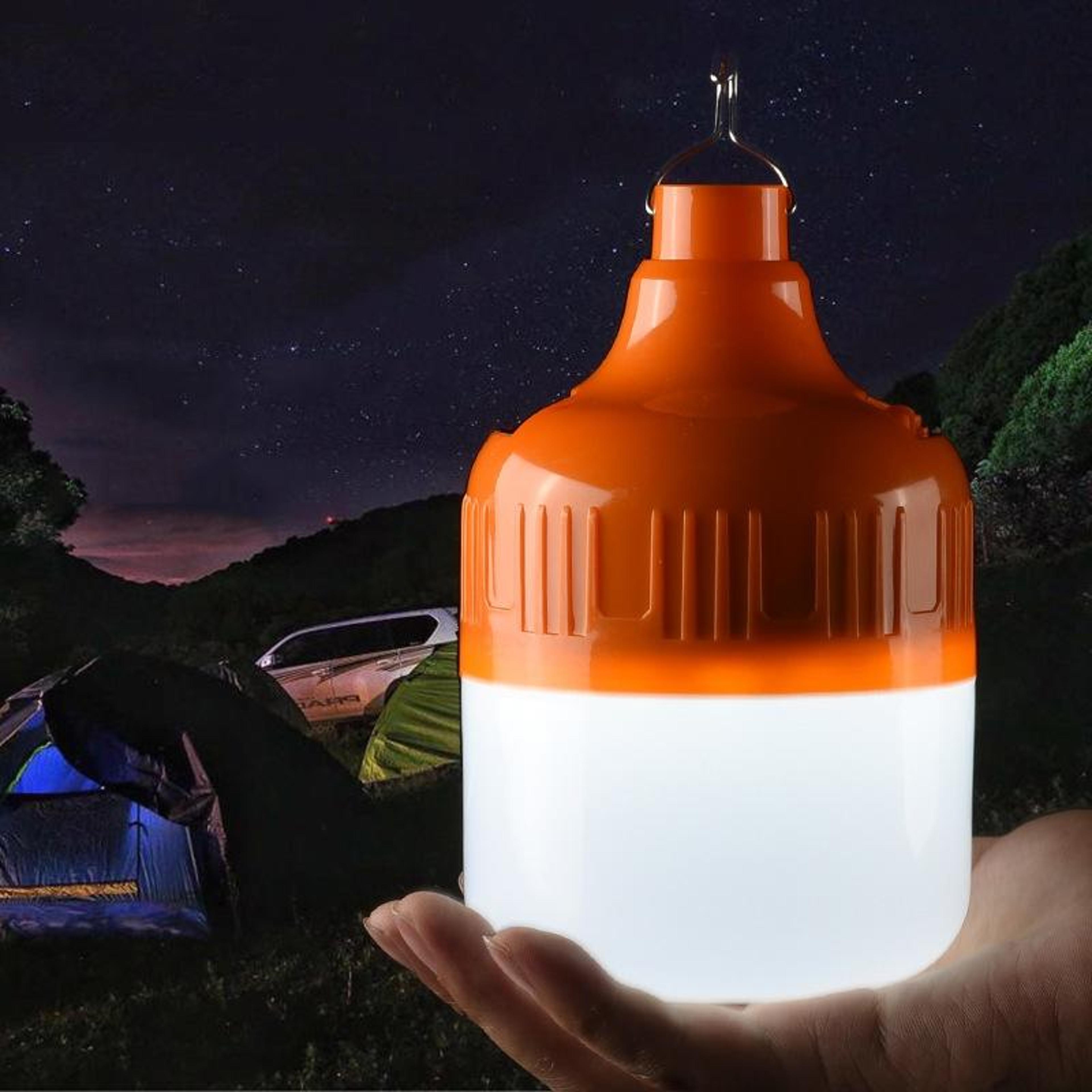 usb rechargeable led camping light portable hanging bulb for outdoor emergency lighting