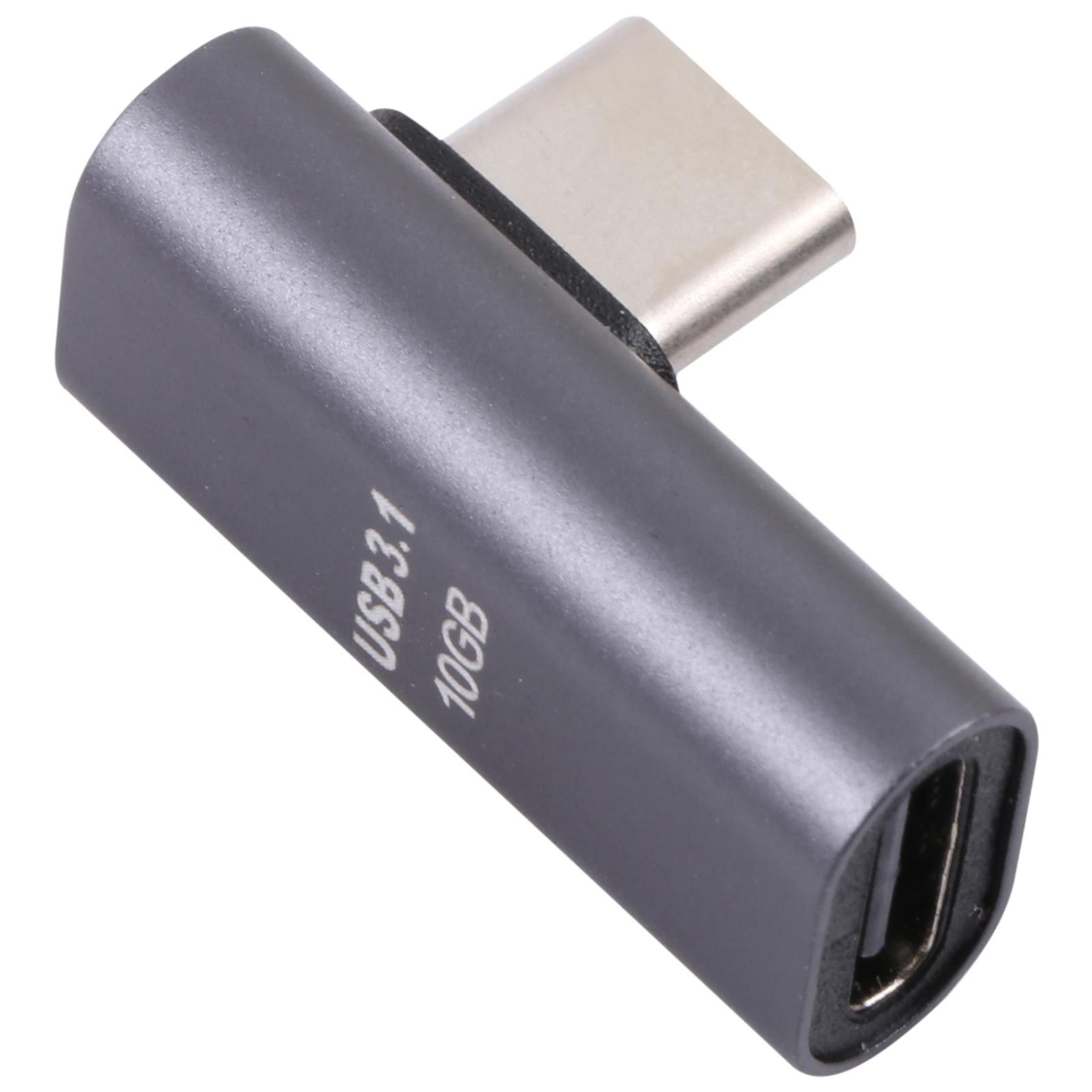 usb c adapter fast charging 10gbps right angle usb type c extender