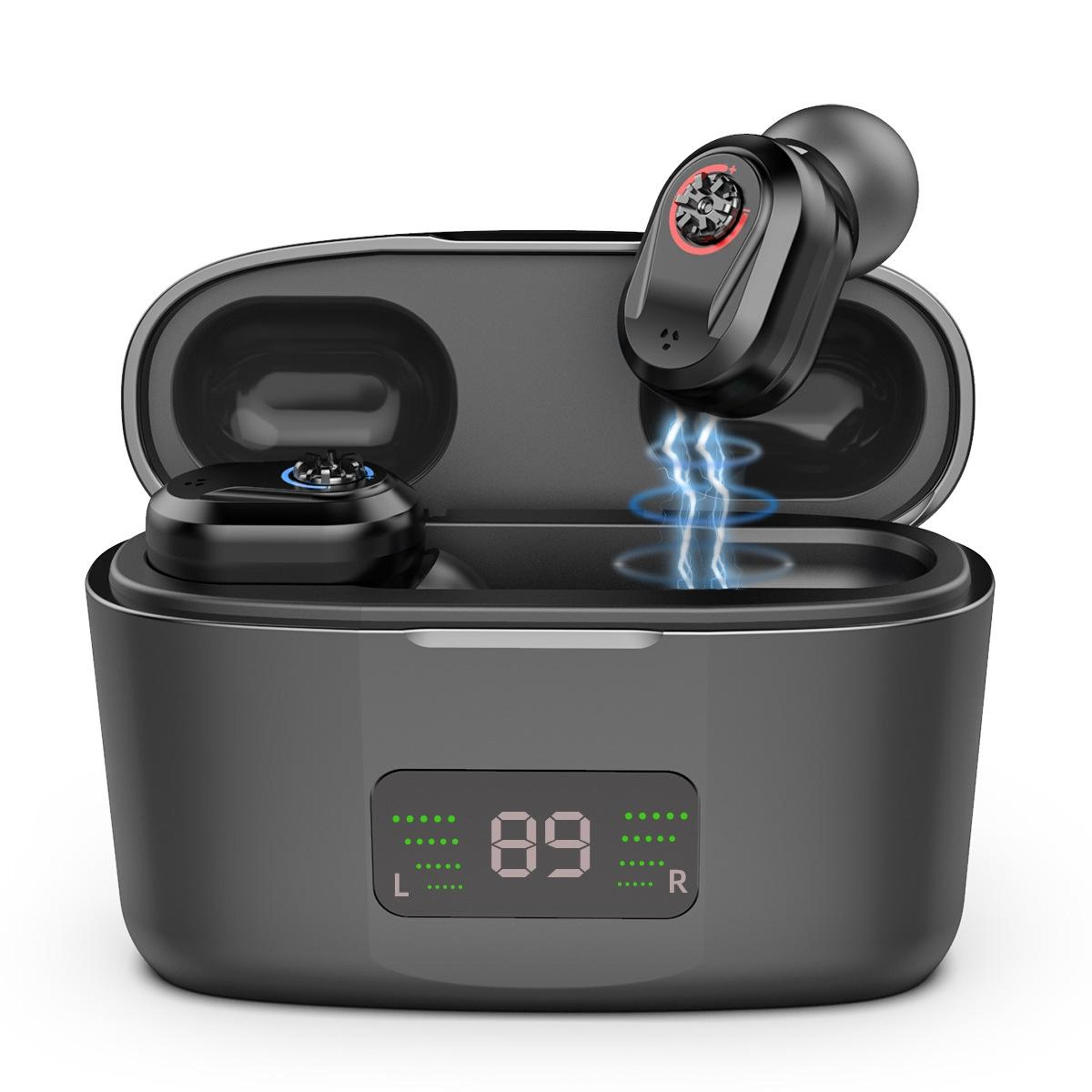 invisible digital hearing aid earbuds rechargeable sound amplifier with noise reduction