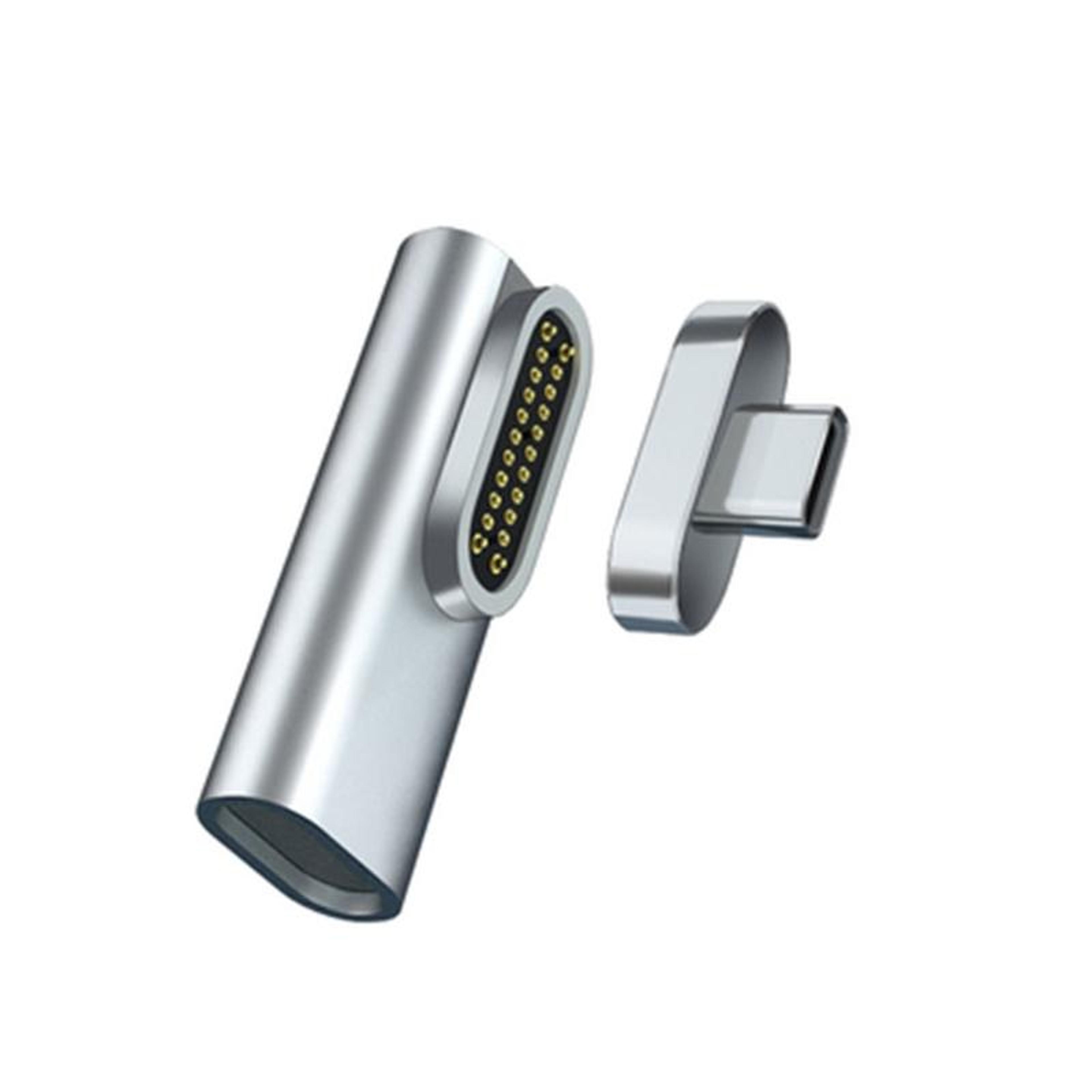 magnetic usb c elbow adapter 100w fast charging 4k video & 10gbps data transfer