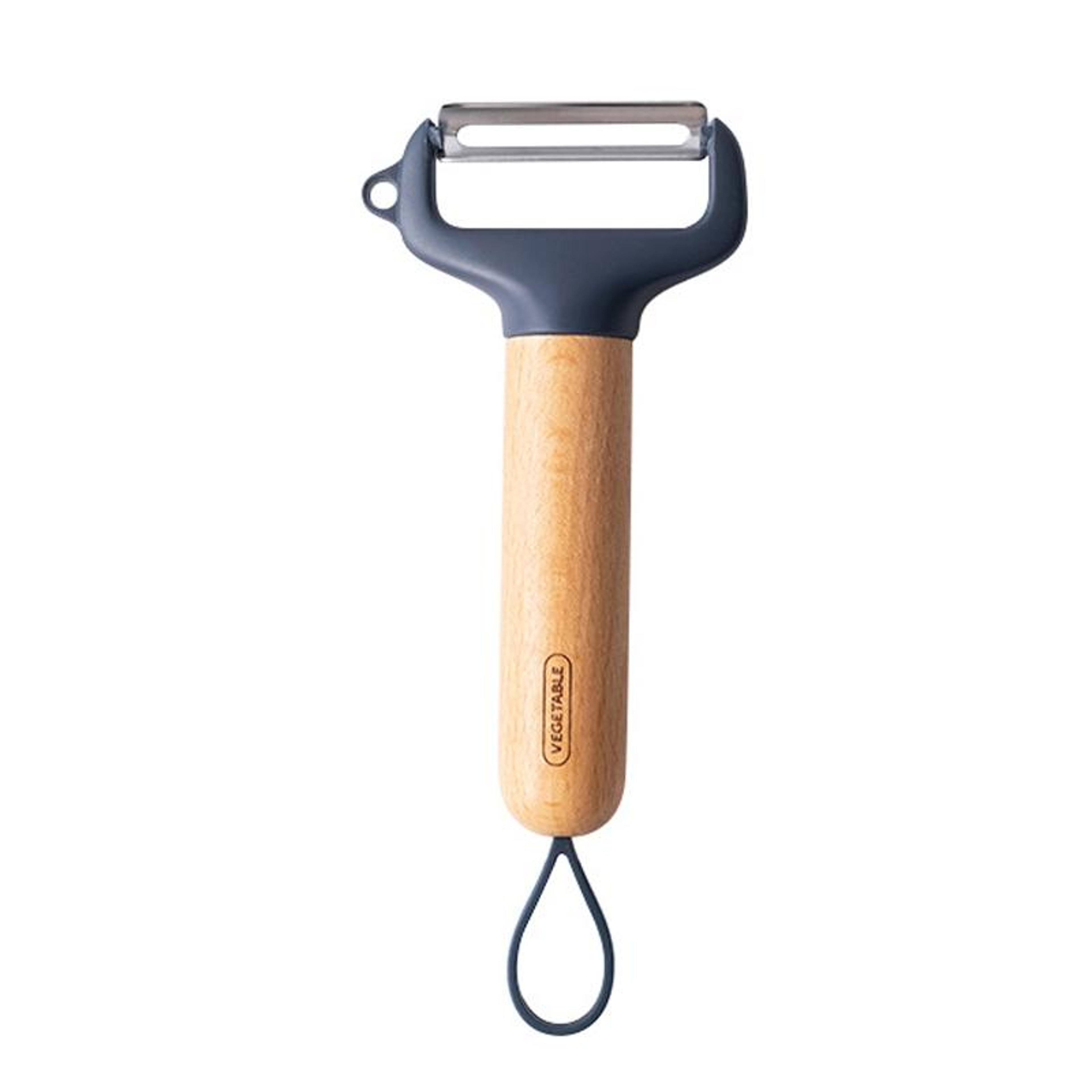 midnight blue stainless steel bottle opener & fruit/vegetable grater