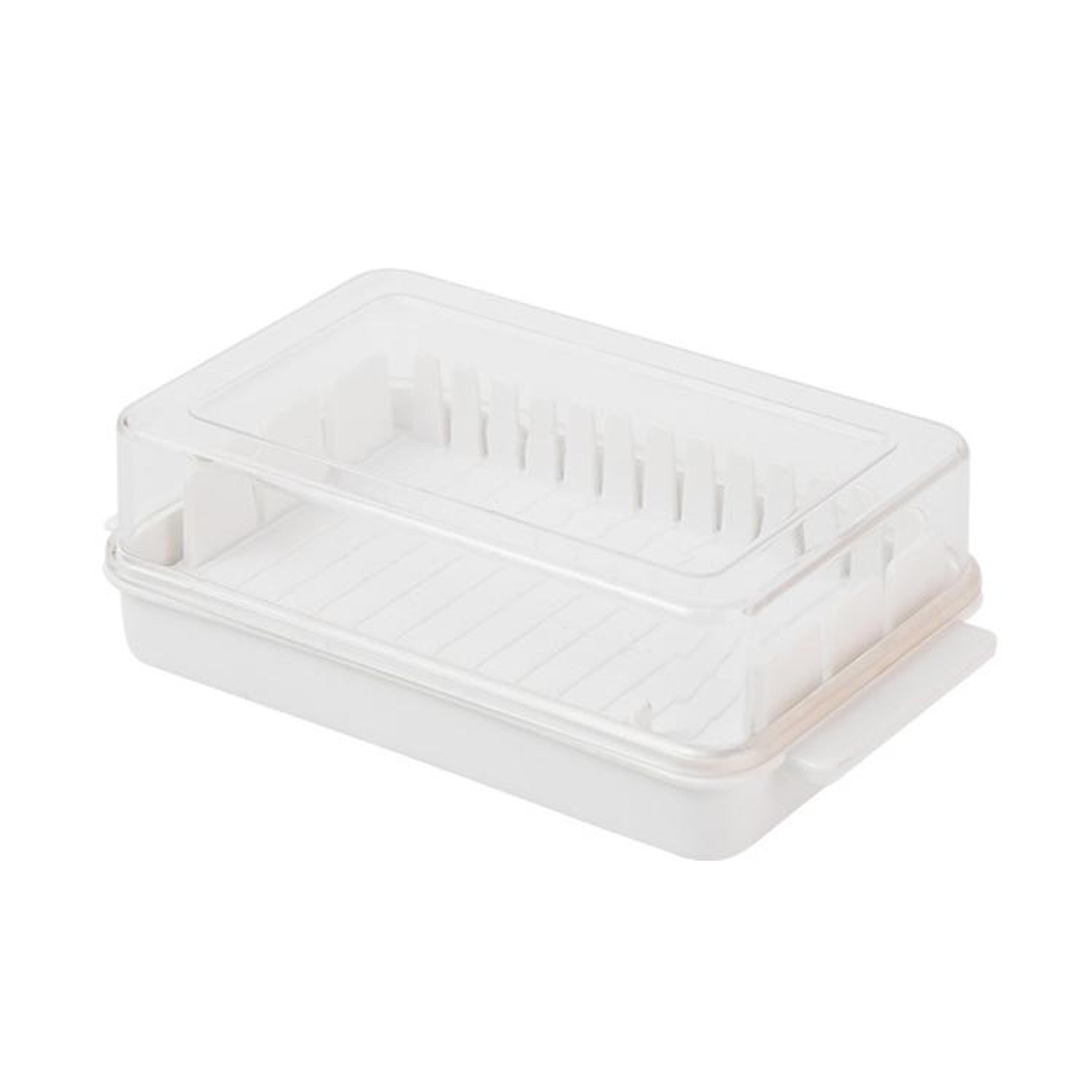 large capacity transparent butter storage box airtight and easy access