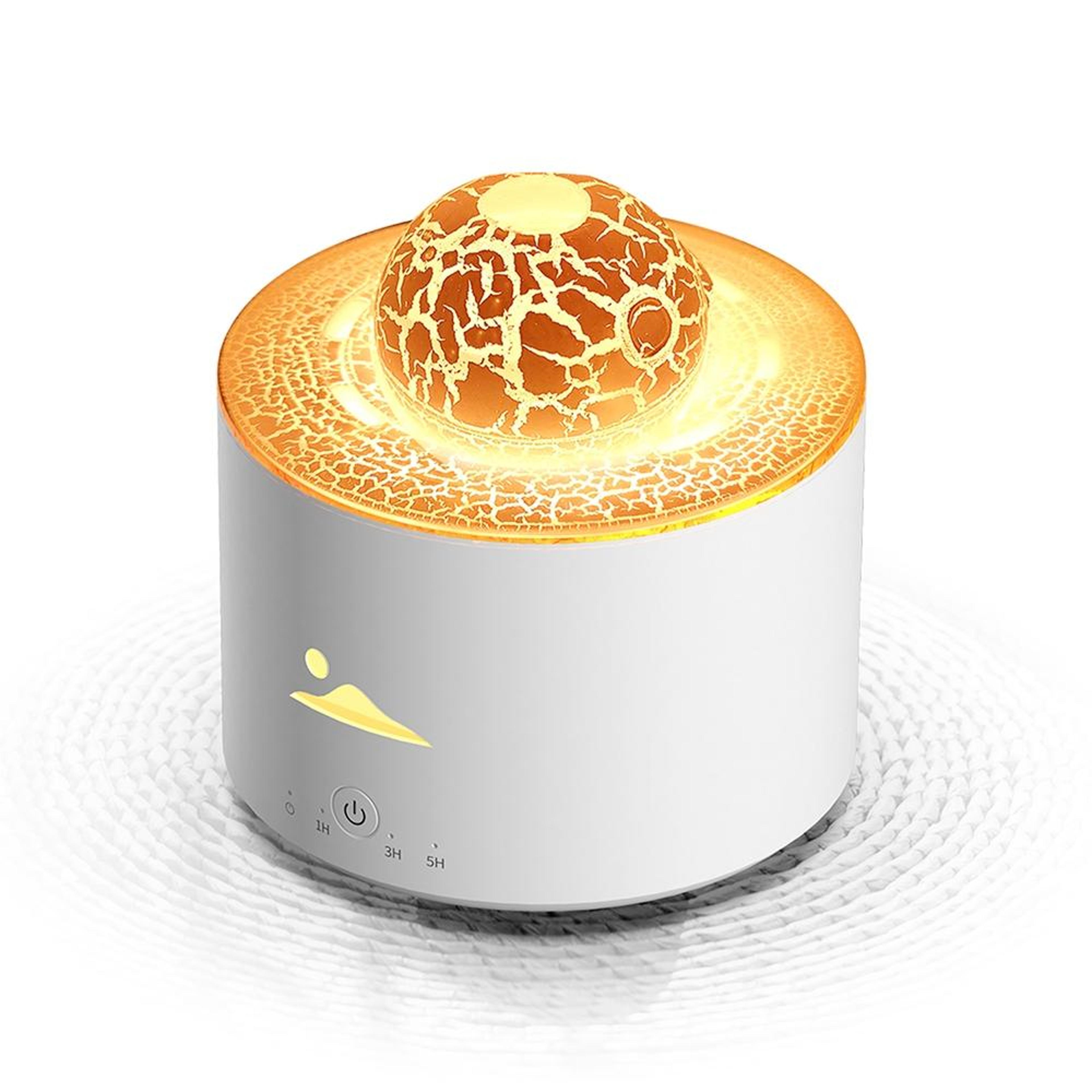 planet flame aromatherapy humidifier with night light