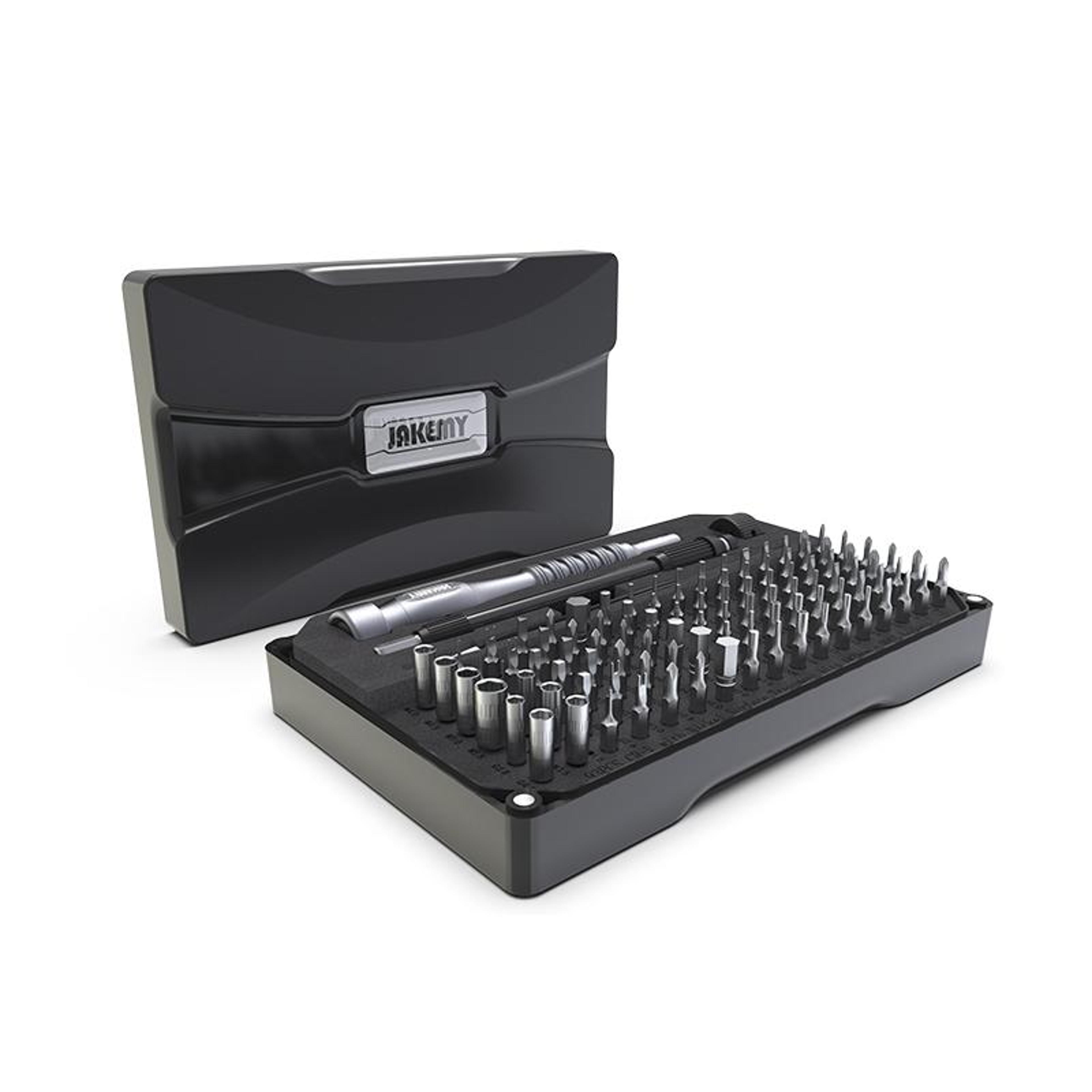 precision screwdriver set with extension rod magnetic multi bit repair toolkit