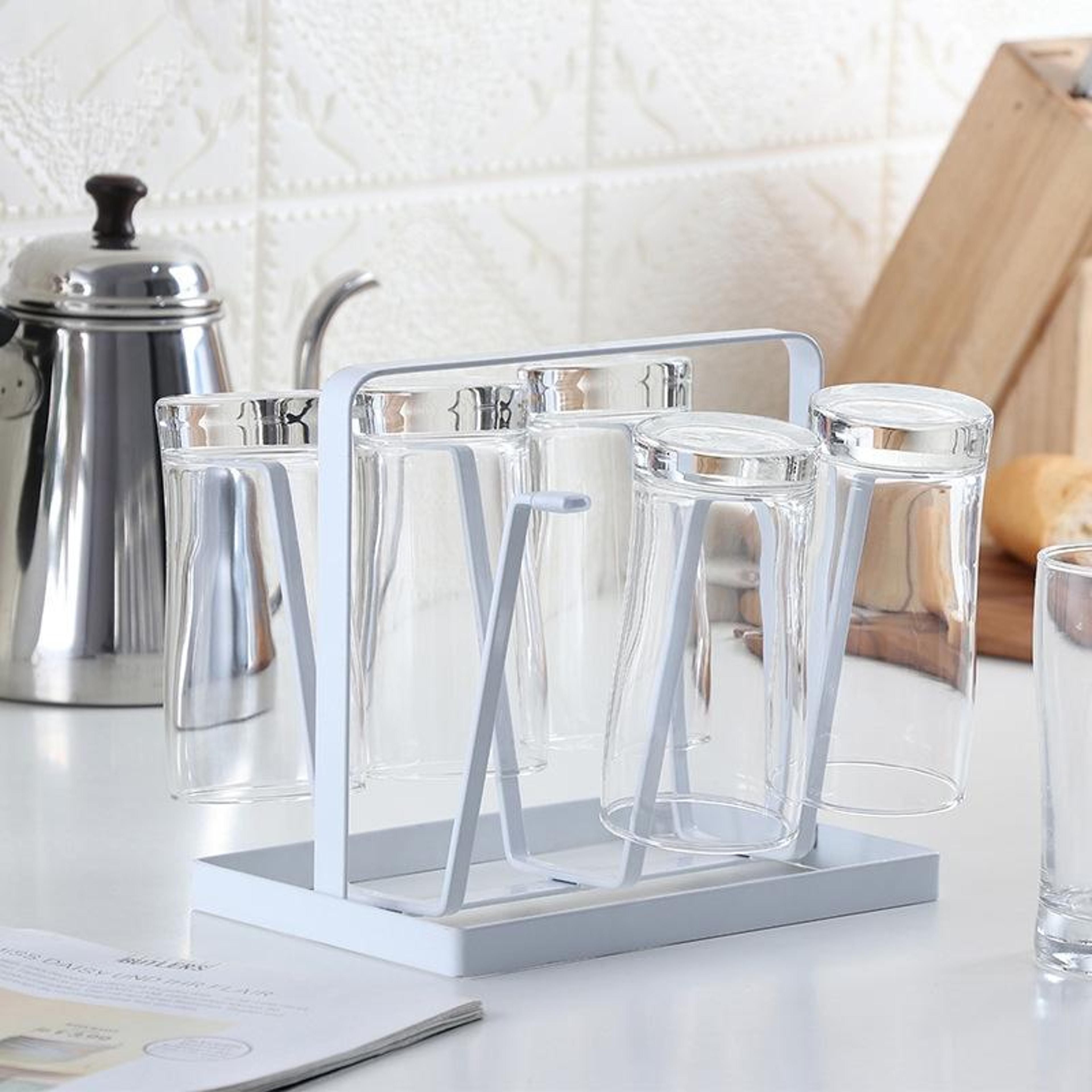 iron cup holder rack upside down cup rack kitchen cup organizer
