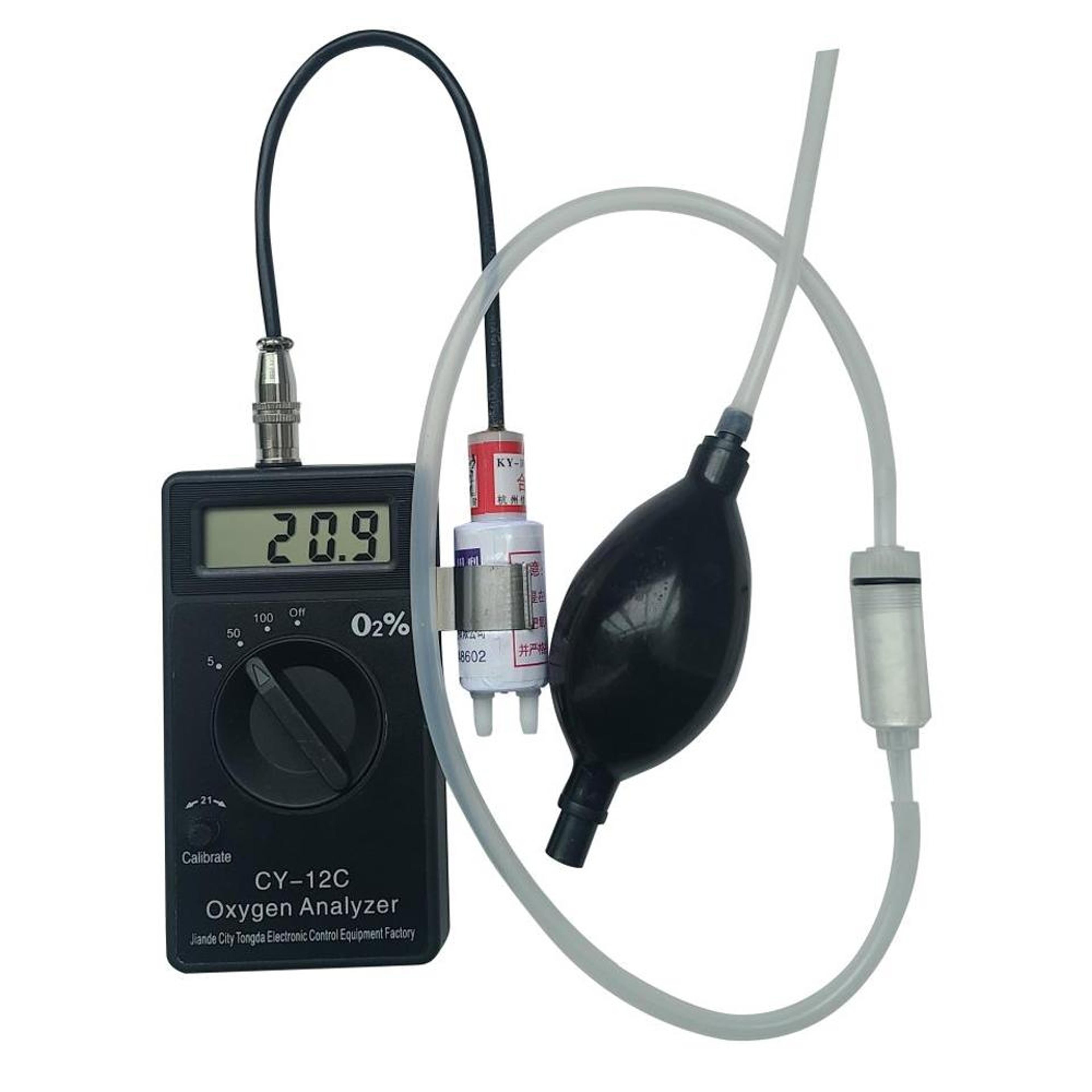 portable oxygen analyzer handheld oxygen measurement device oxygen concentration meter