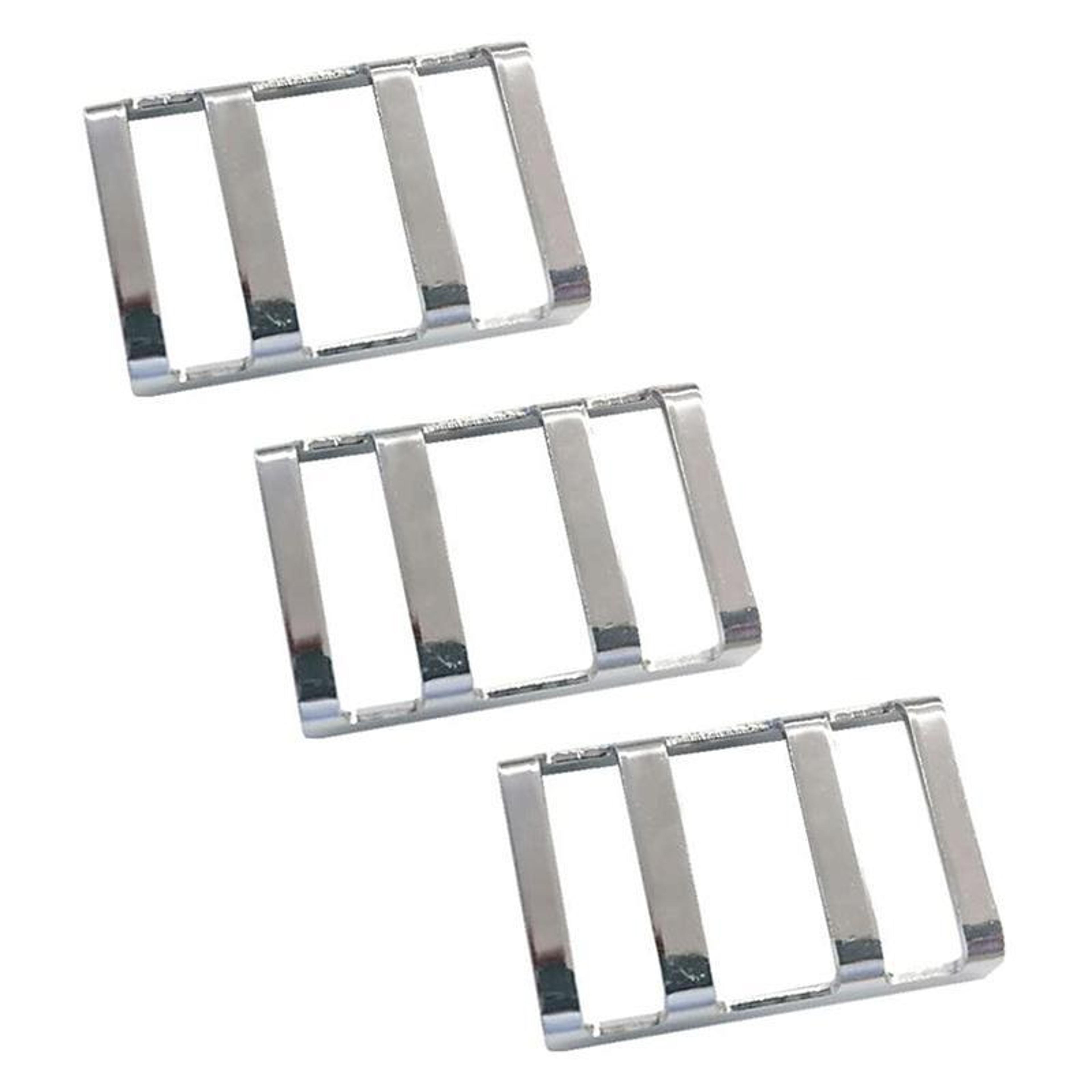 3 pack stainless steel pool cover buckle set for secure safety cover anchoring