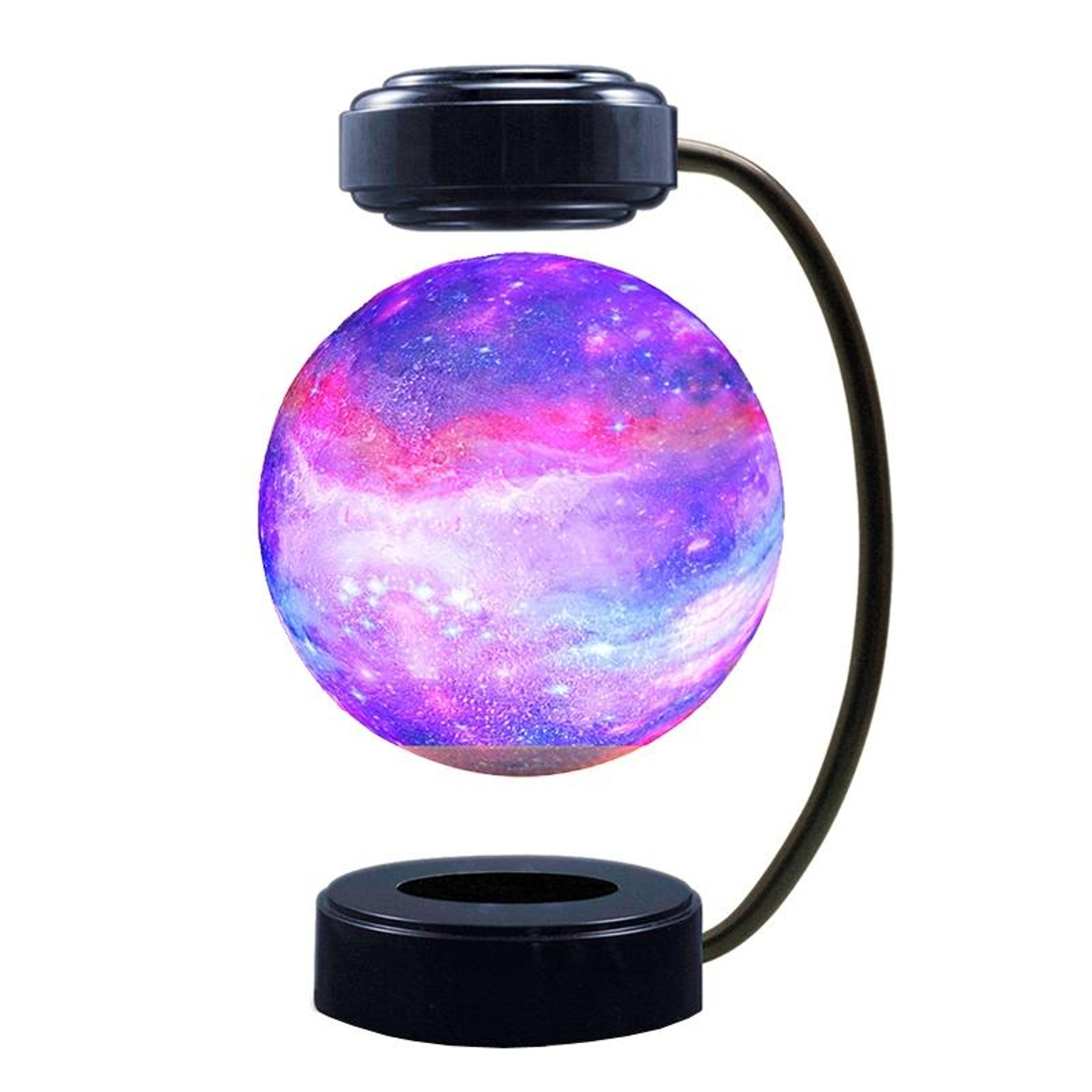 magnetic levitation speaker floating bluetooth speaker with ambient light decor