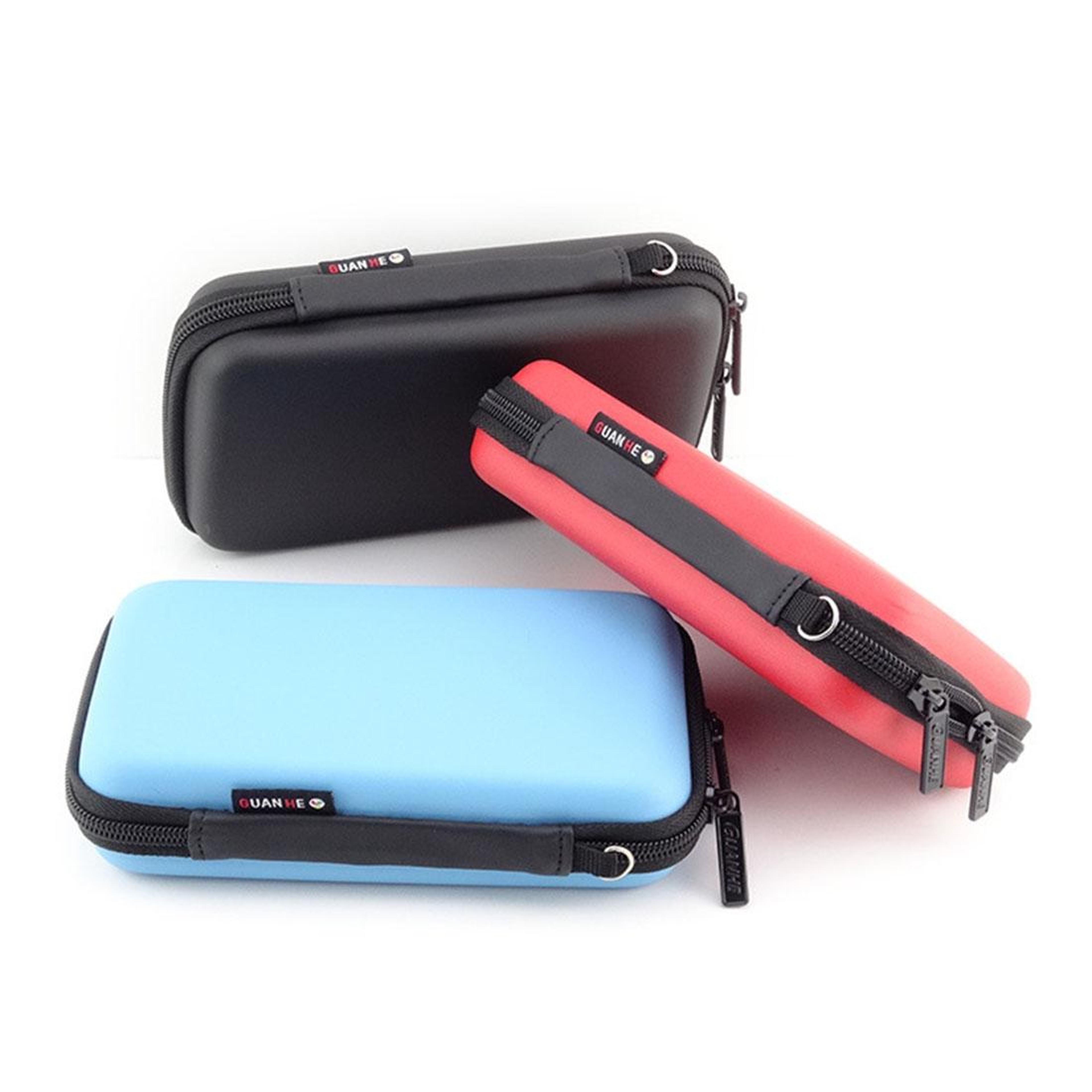 portable travel tech organizer for phone power bank usb cable storage