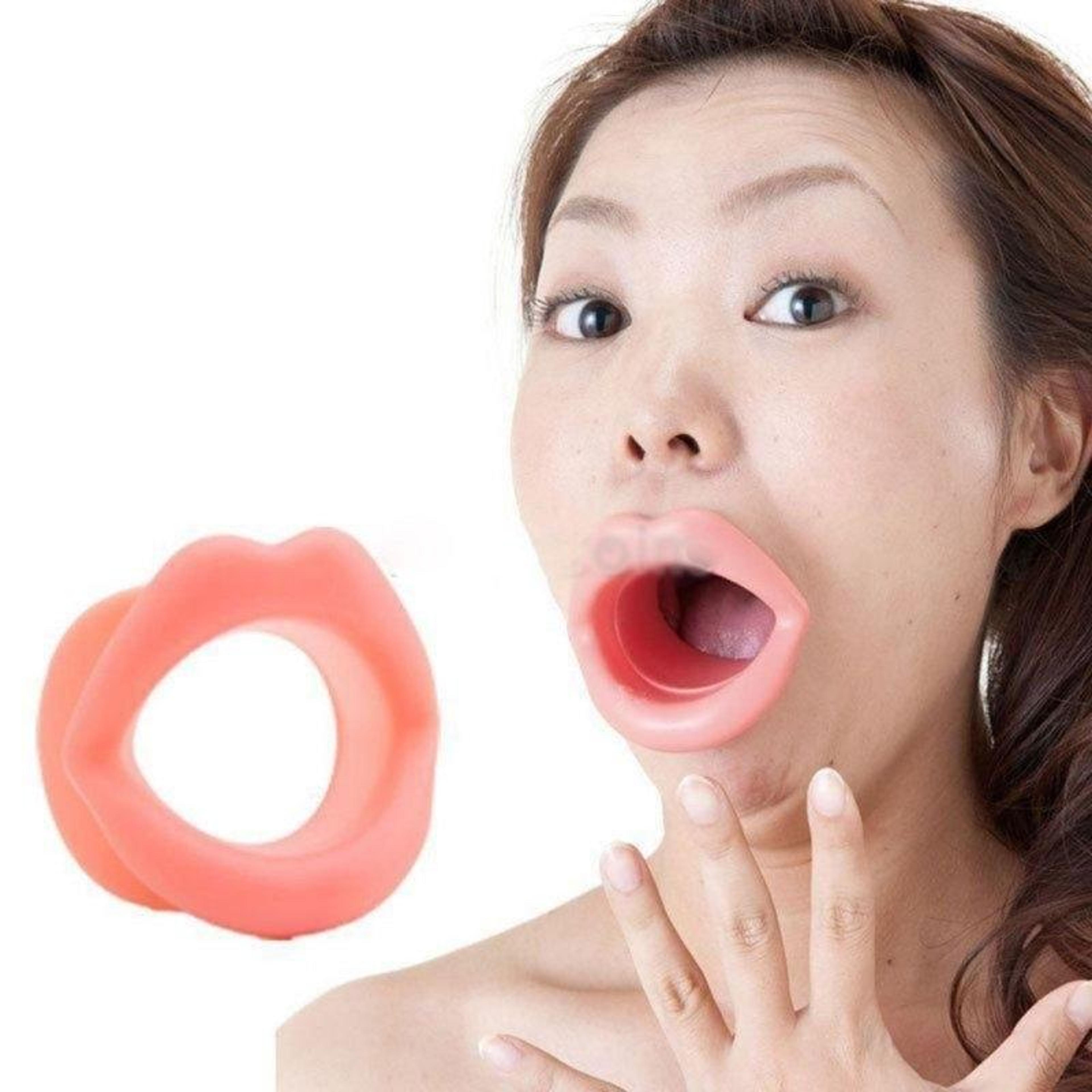 silicone face slimming tool jawline toner facial exercise device