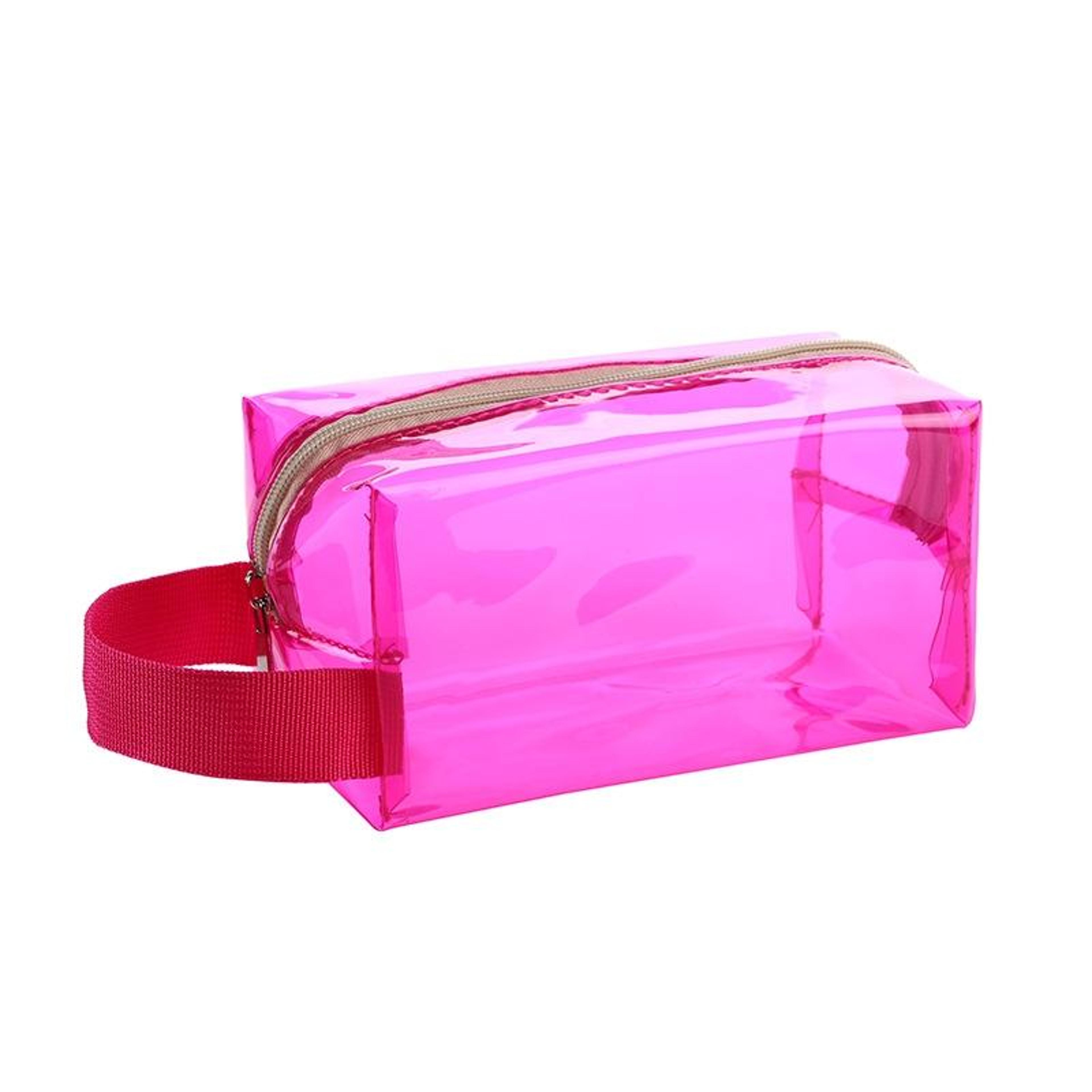 waterproof cosmetic bag pvc travel organizer dazzling clear toiletry bag portable handbag