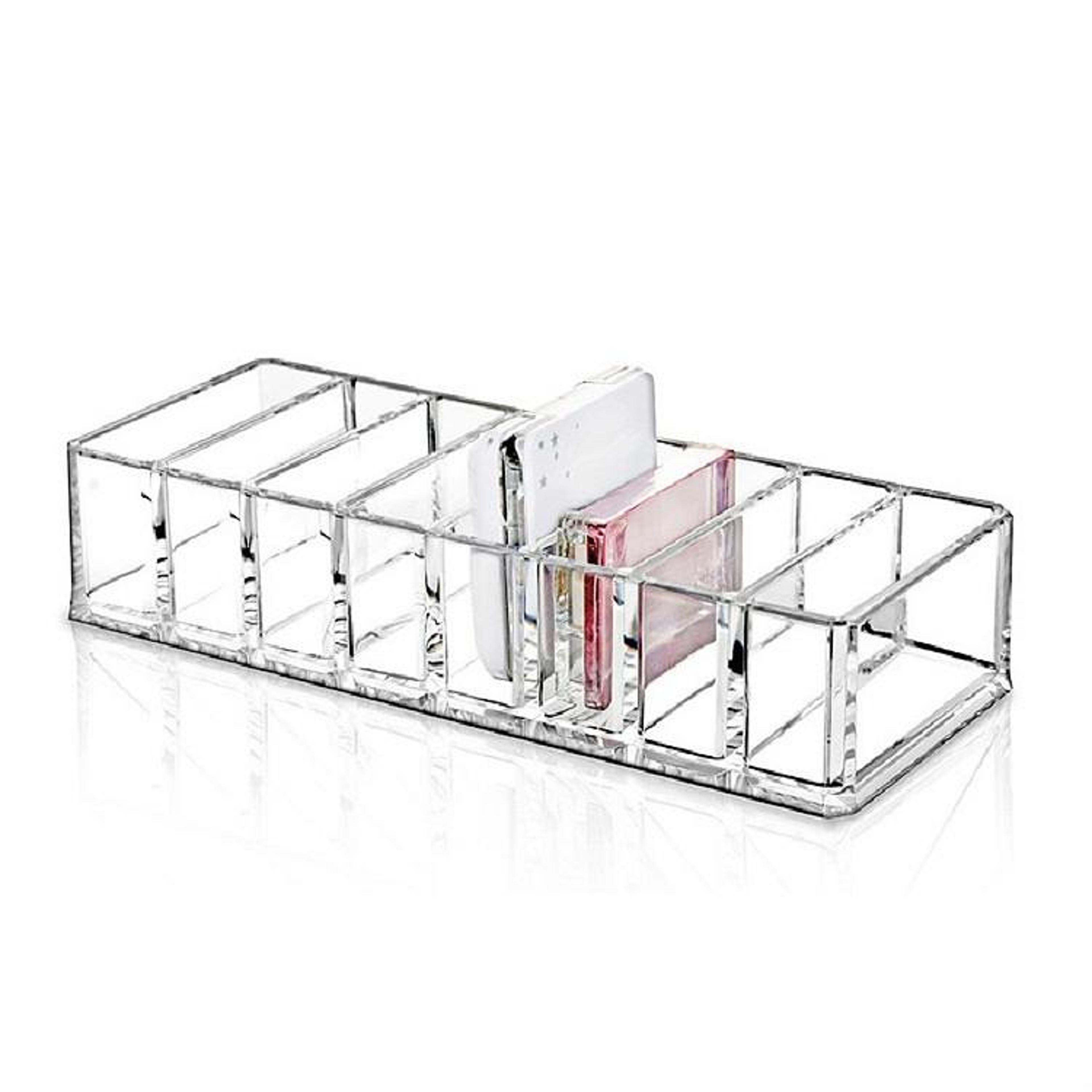 clear acrylic lipstick organizer makeup storage box for vanity & desk