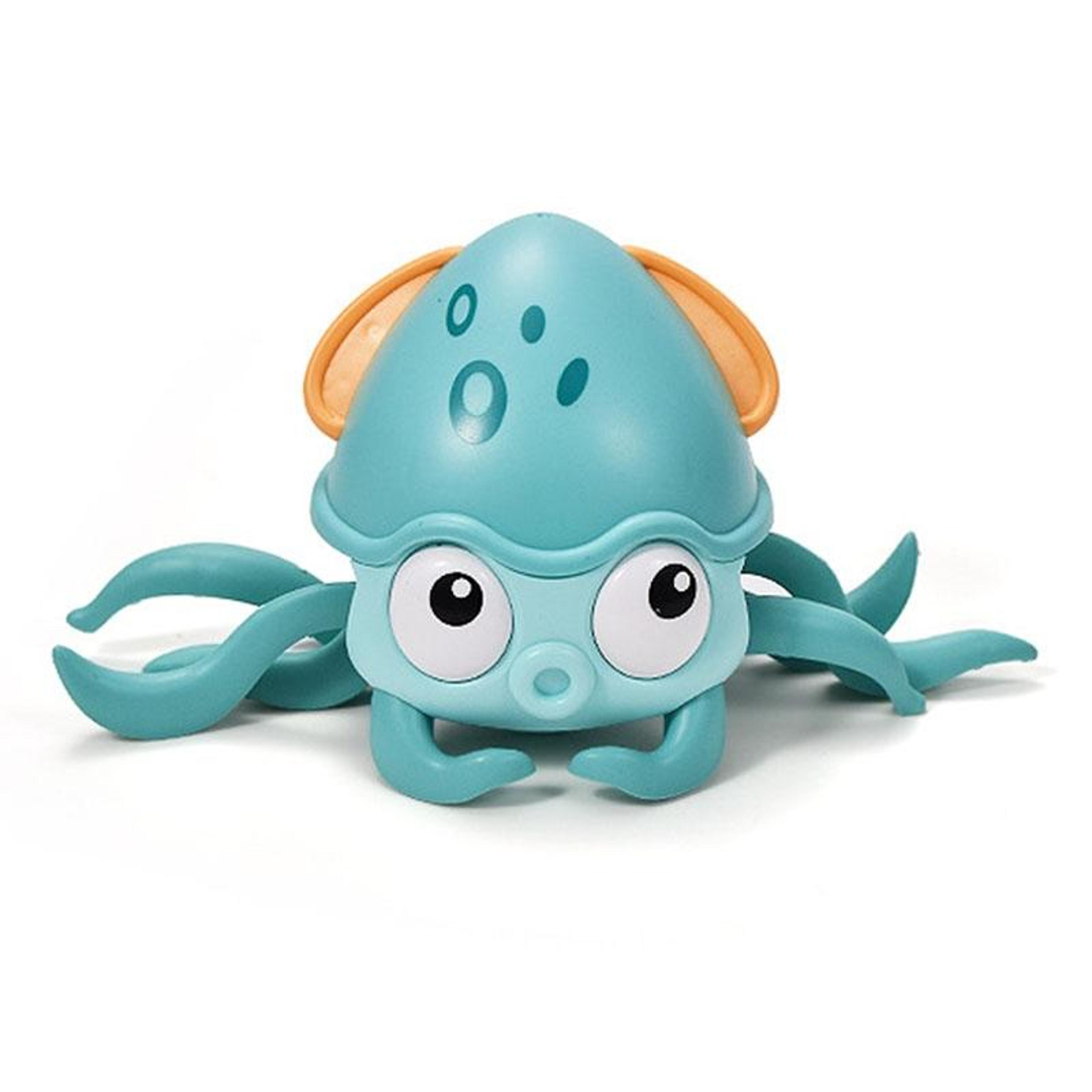 smart sensor octopus crawling toy for kids with obstacle avoidance, light & sound educational toy