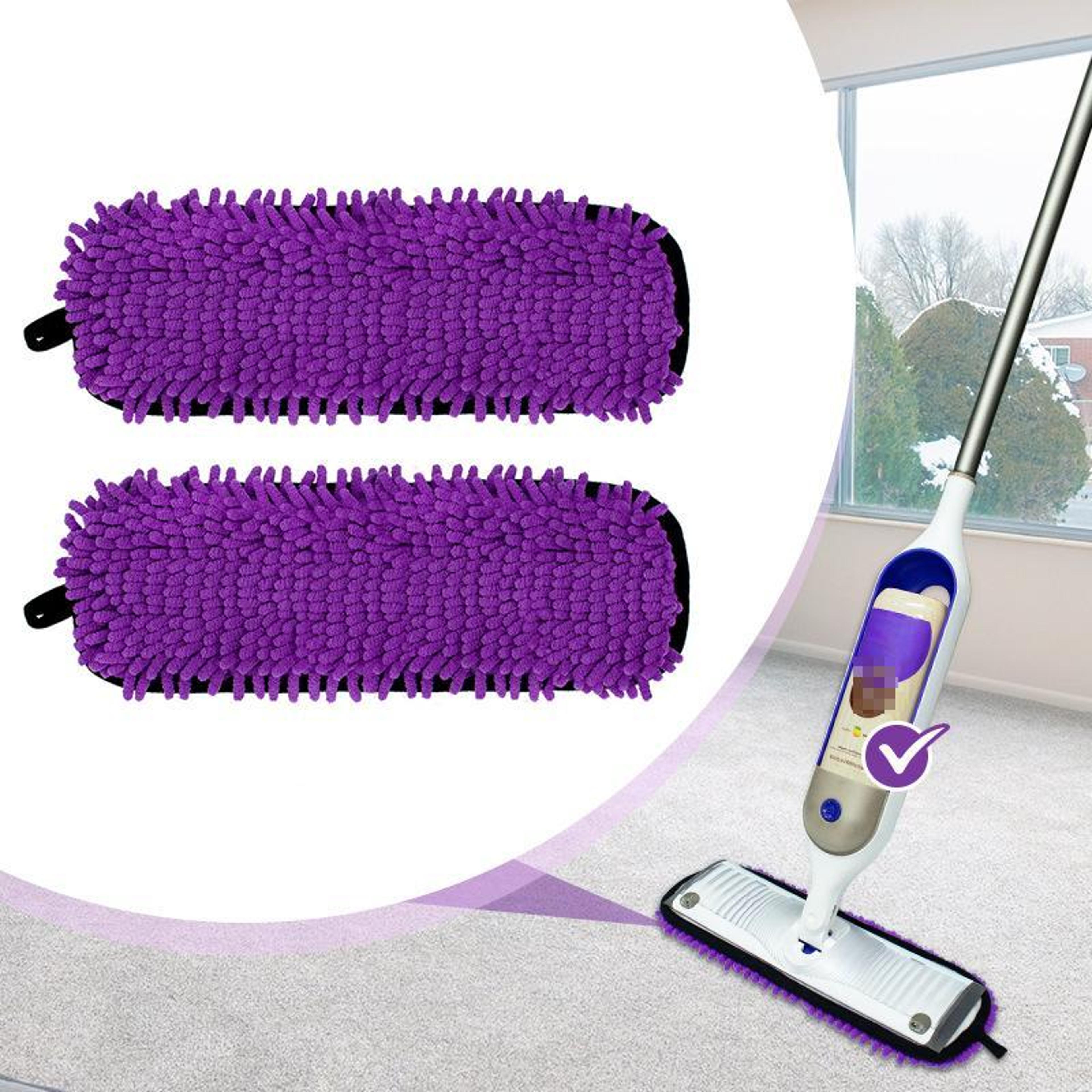 reusable chenille microfiber mop pads for powermop