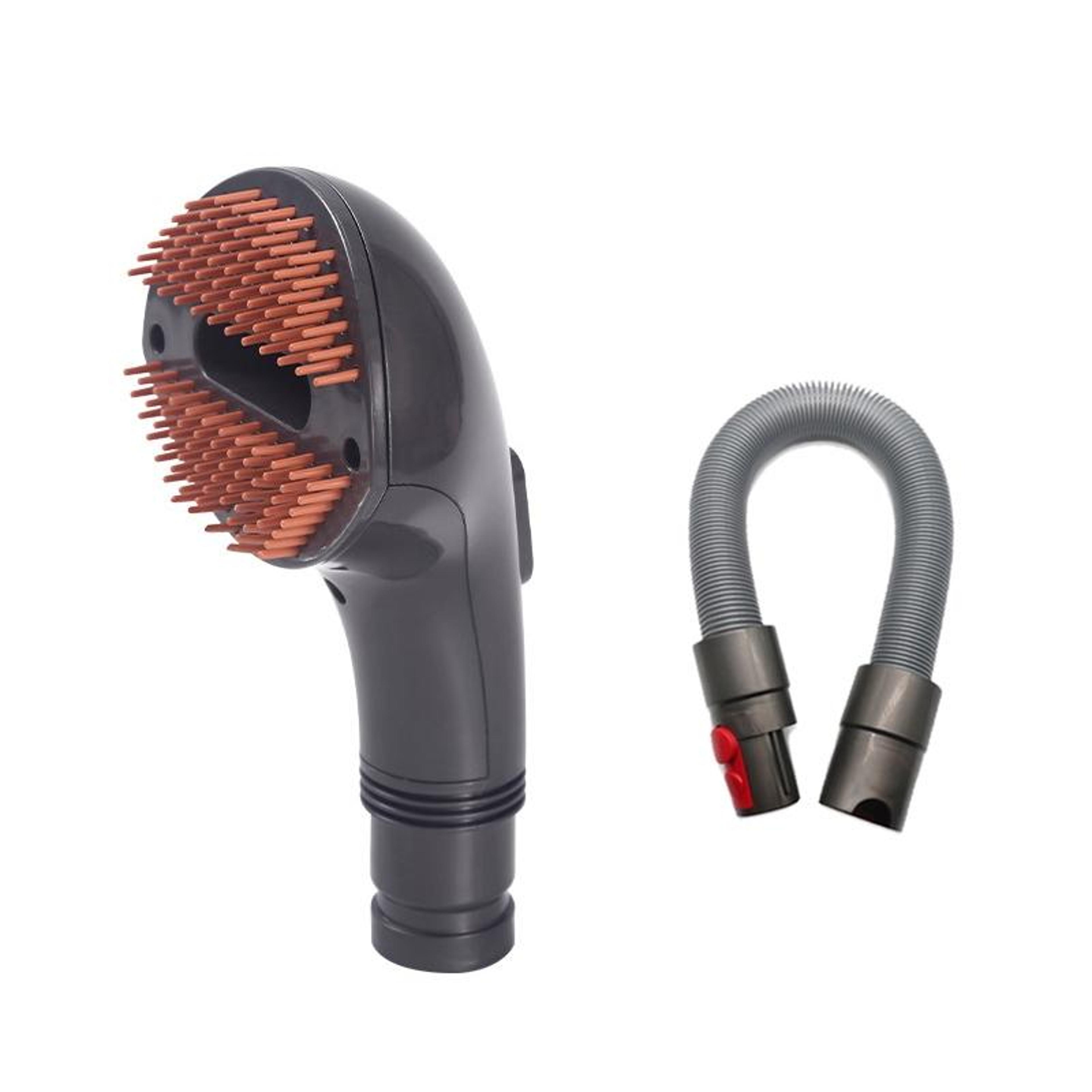 pet grooming brush vacuum attachment for dog and cat hair