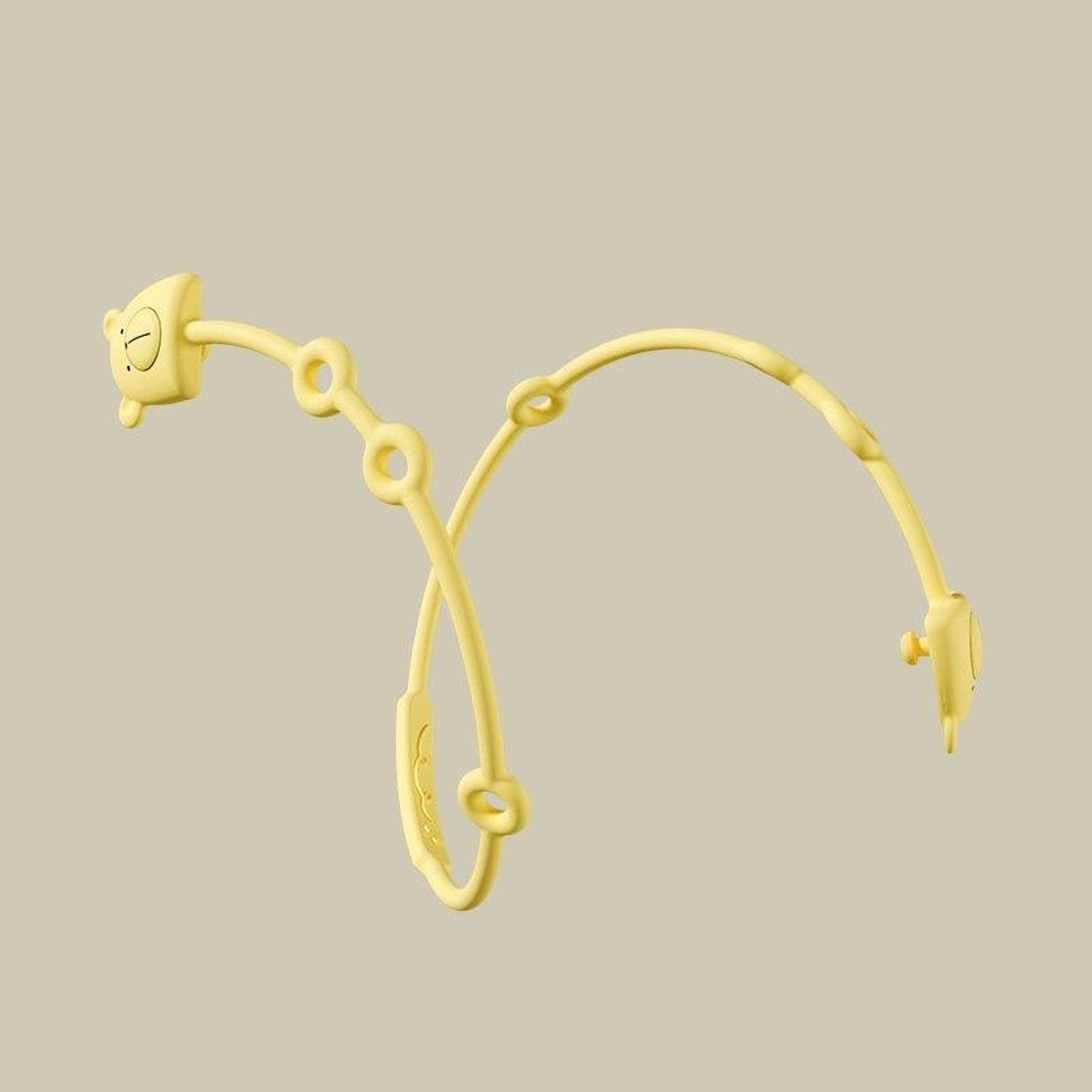 bear silicone pacifier clip anti-lost chain baby teether holder adjustable