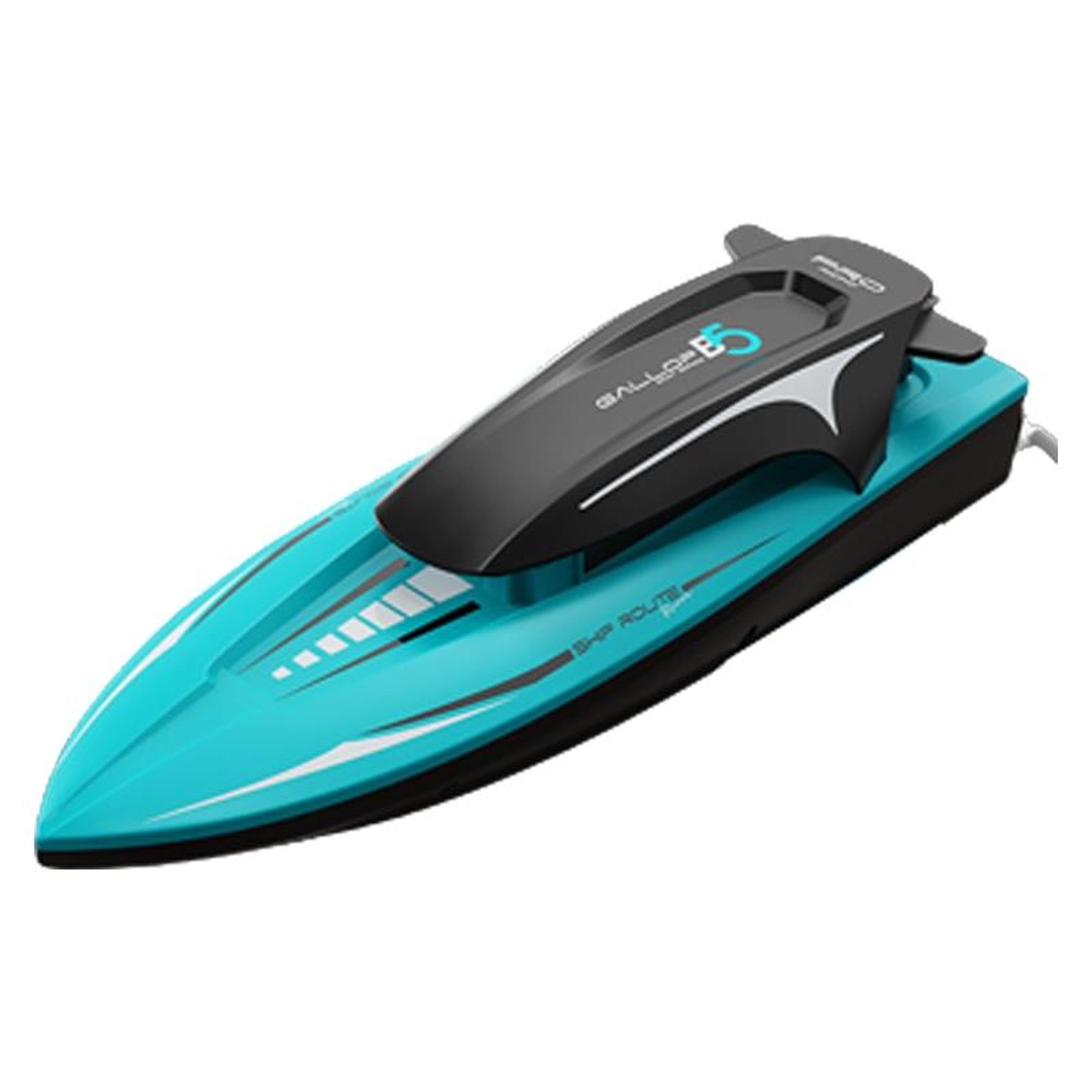 high speed remote control boat with led lights, 80m range, runtime rc speed boat toy