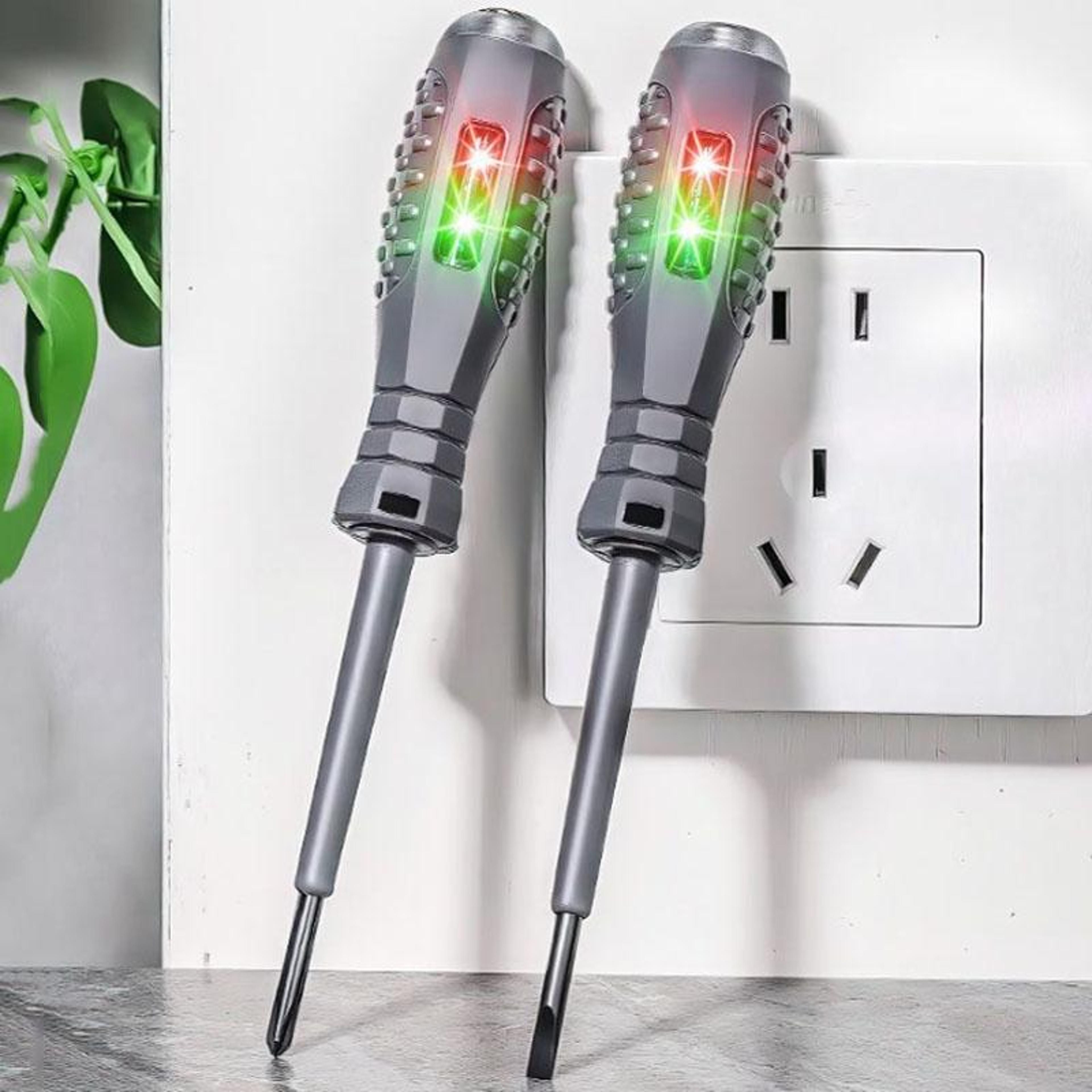 smart voltage tester screwdriver high torque electrician tester with non contact detection