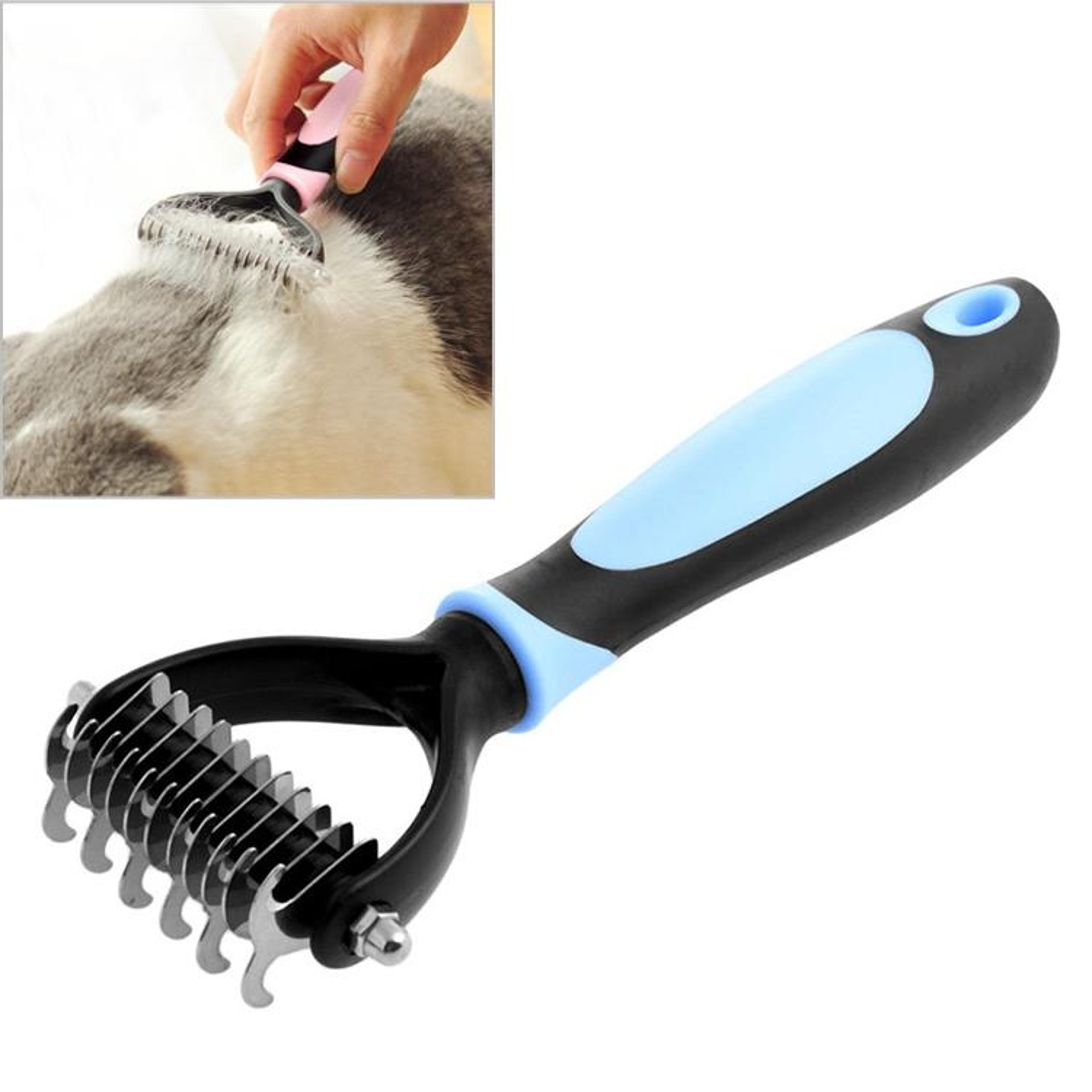pet deshedding brush for dogs and cats gentle fur grooming tool