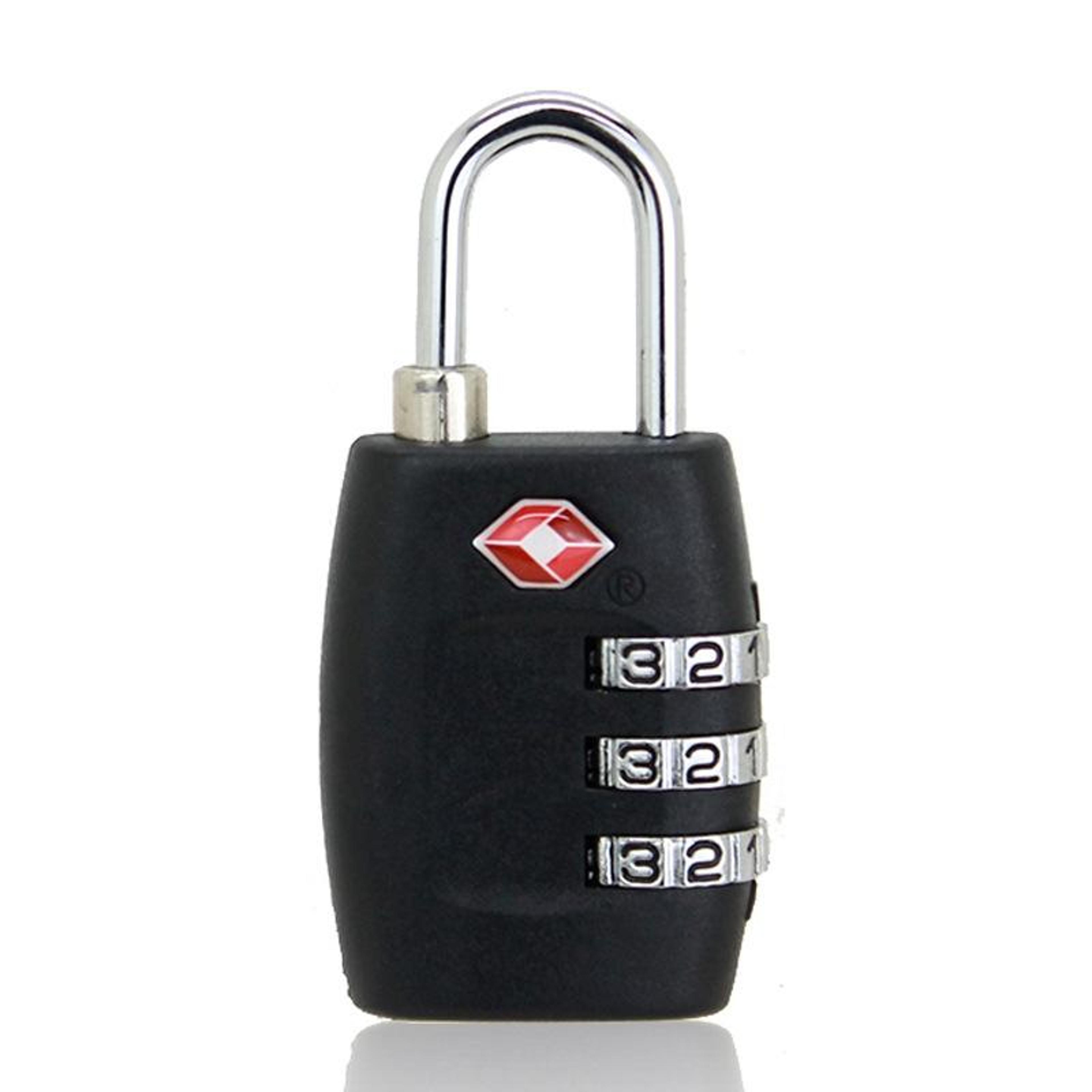 tsa approved luggage lock durable travel zipper lock with resettable code