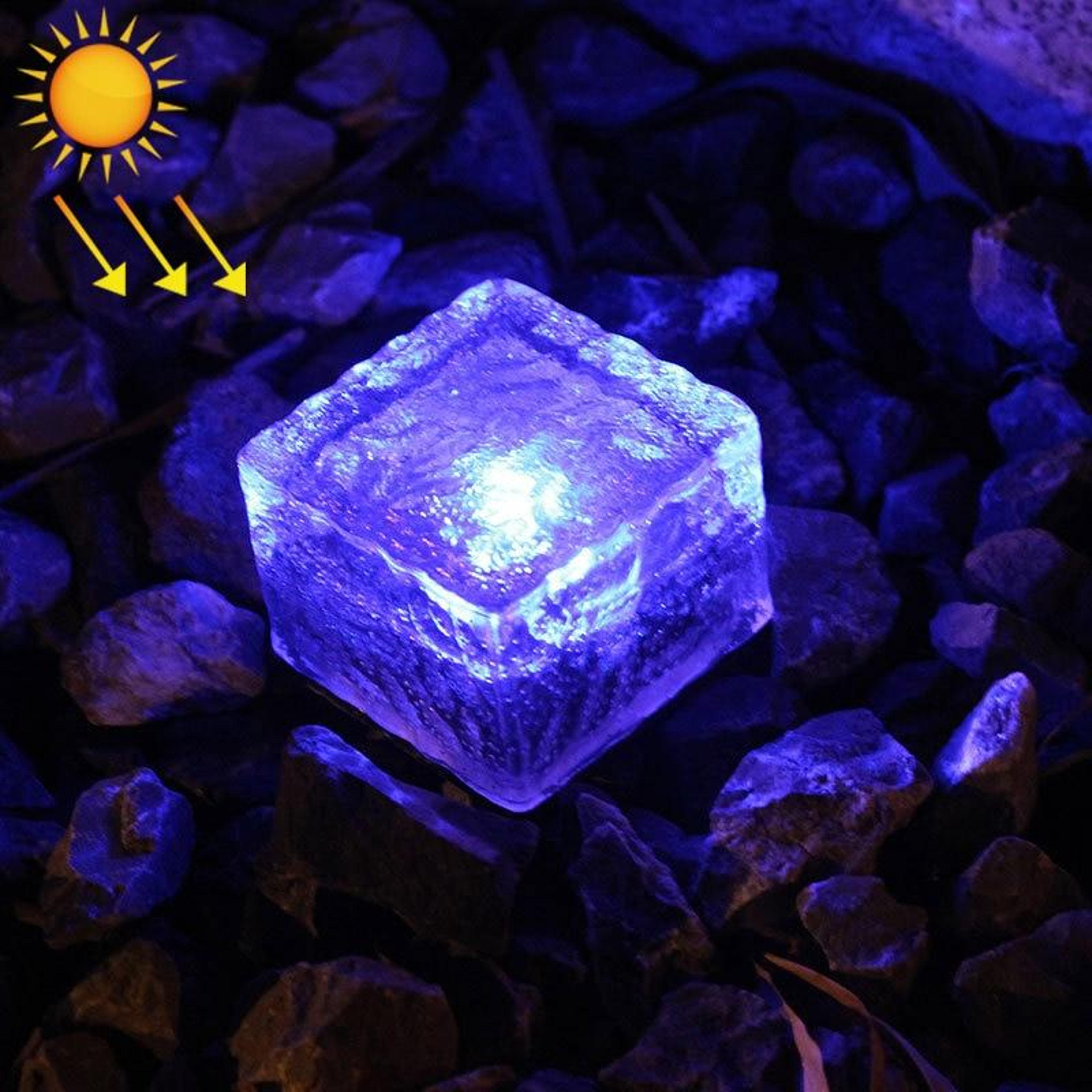 solar powered ip68 waterproof led ground light for garden pathway lighting