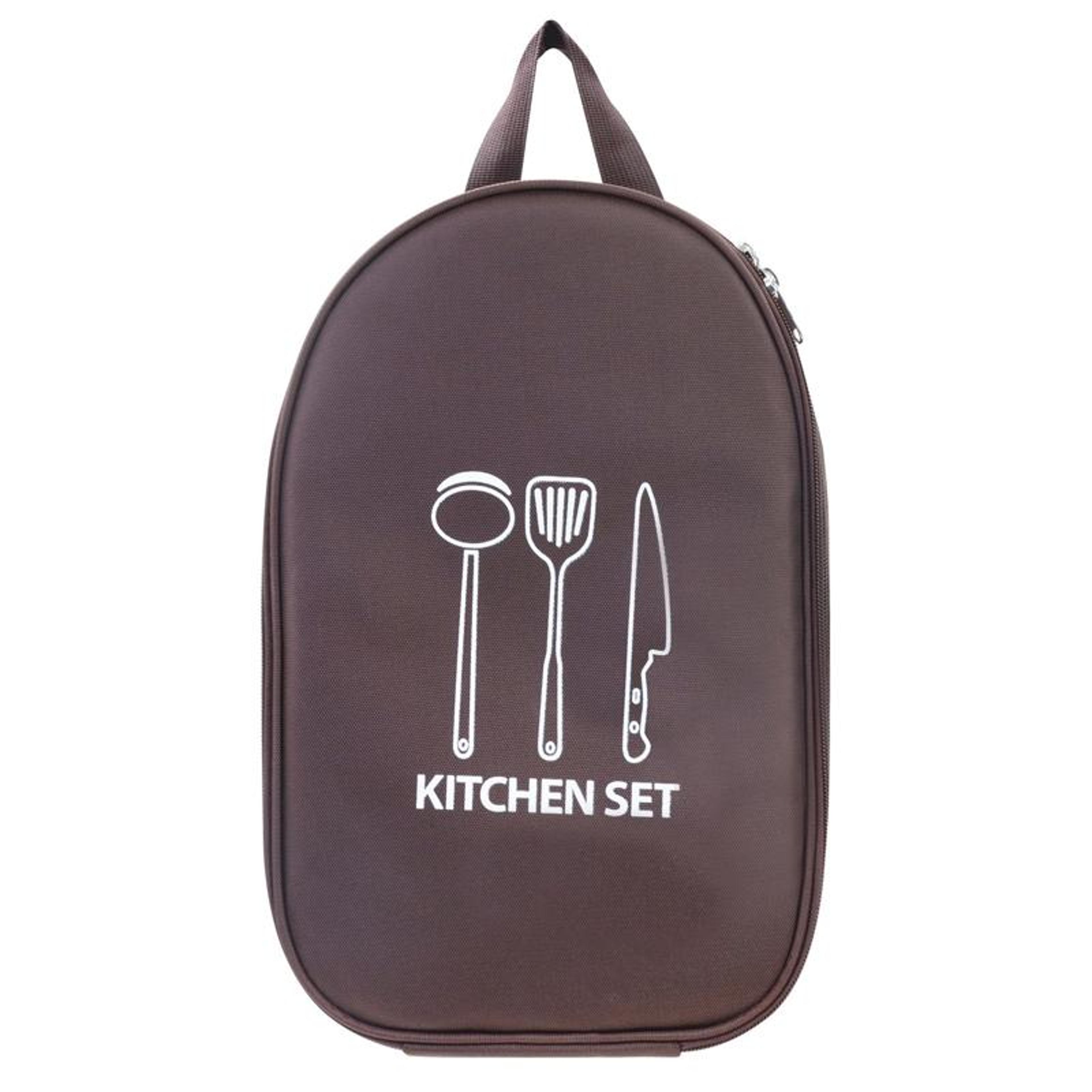 portable camping utensil organizer bag waterproof picnic kitchen storage bag for flatware and coffee gear