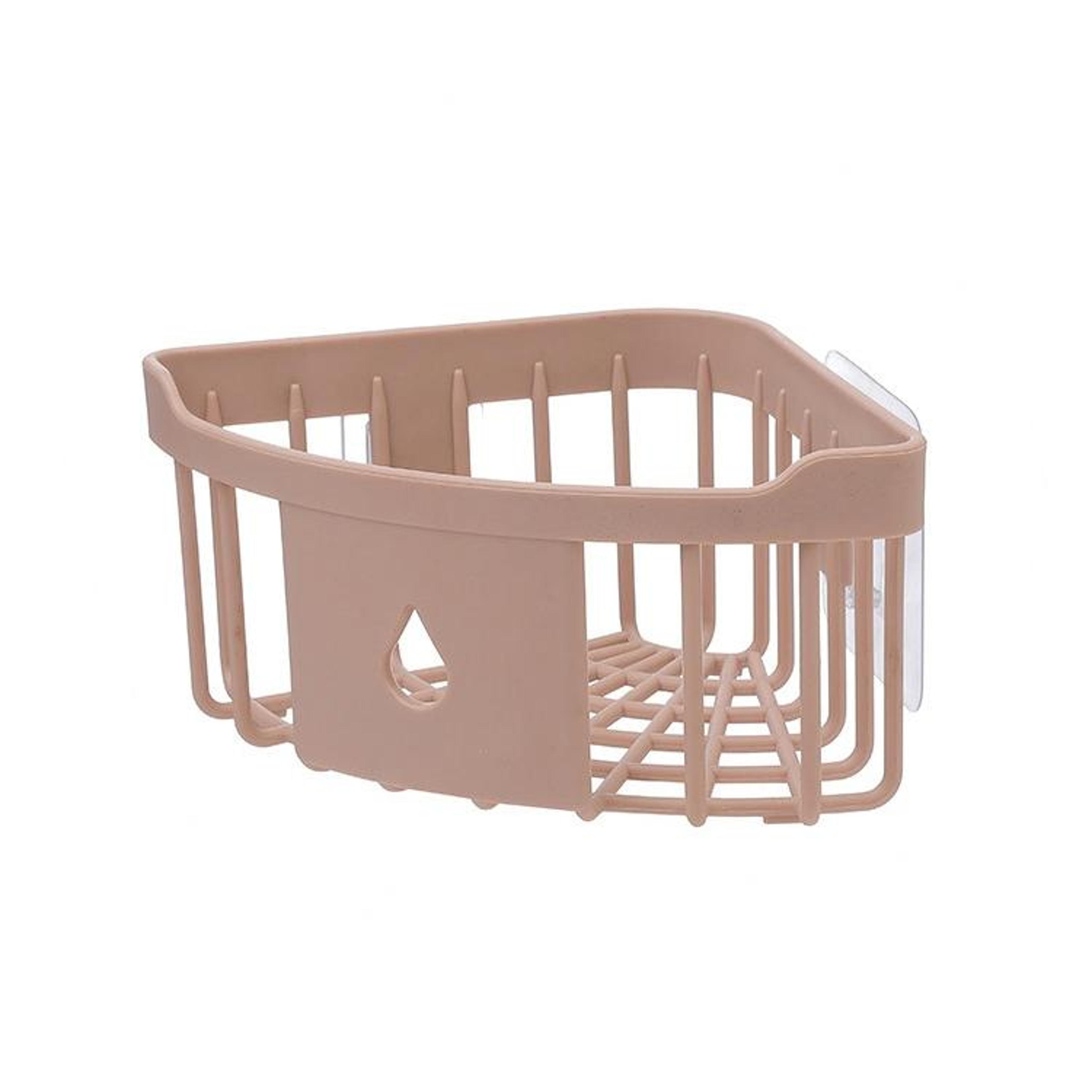 triangle wall mounted bathroom kitchen corner storage rack adhesive sink organizer for space saving storage