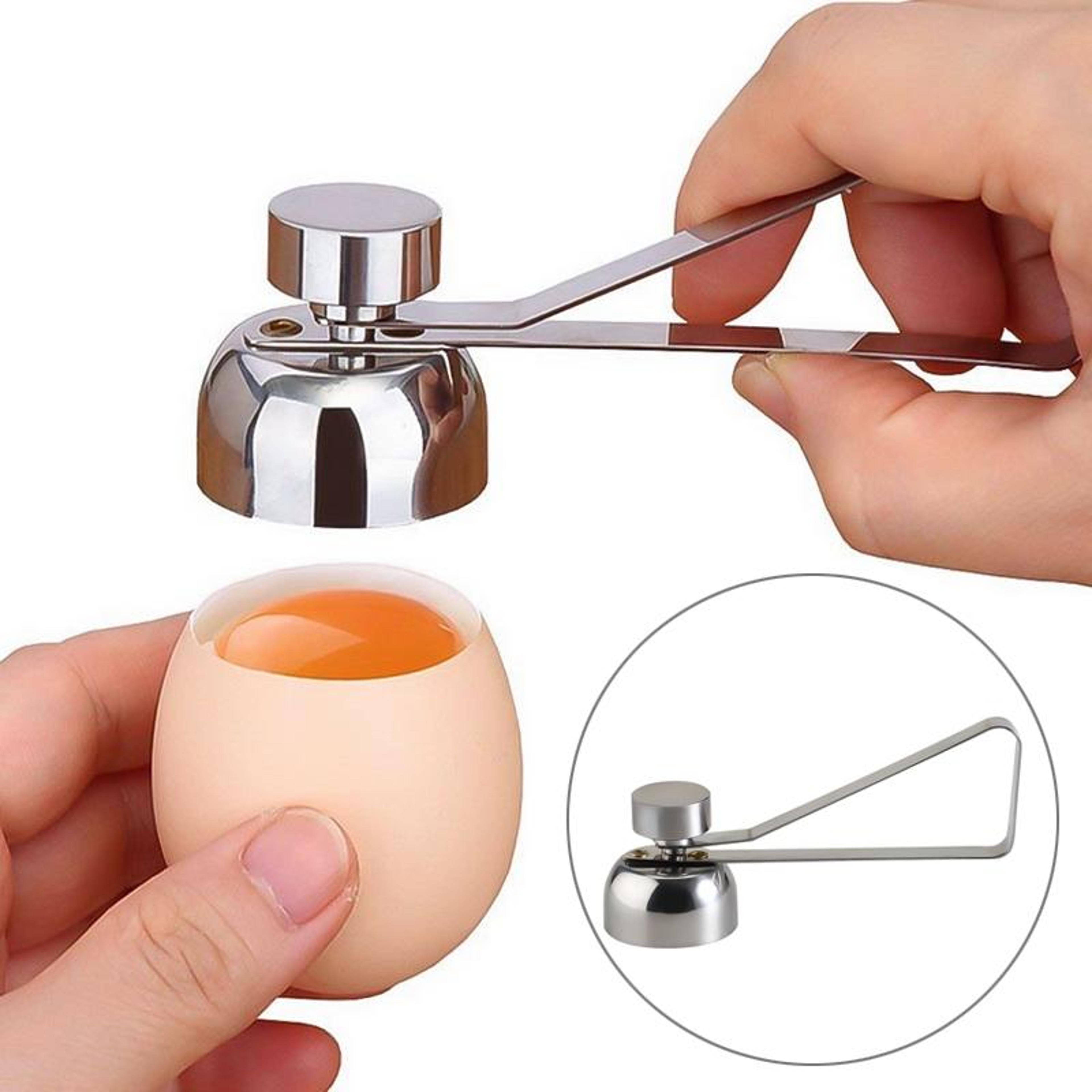 stainless steel egg topper cutter egg scissors shell opener for boiled eggs kitchen tool