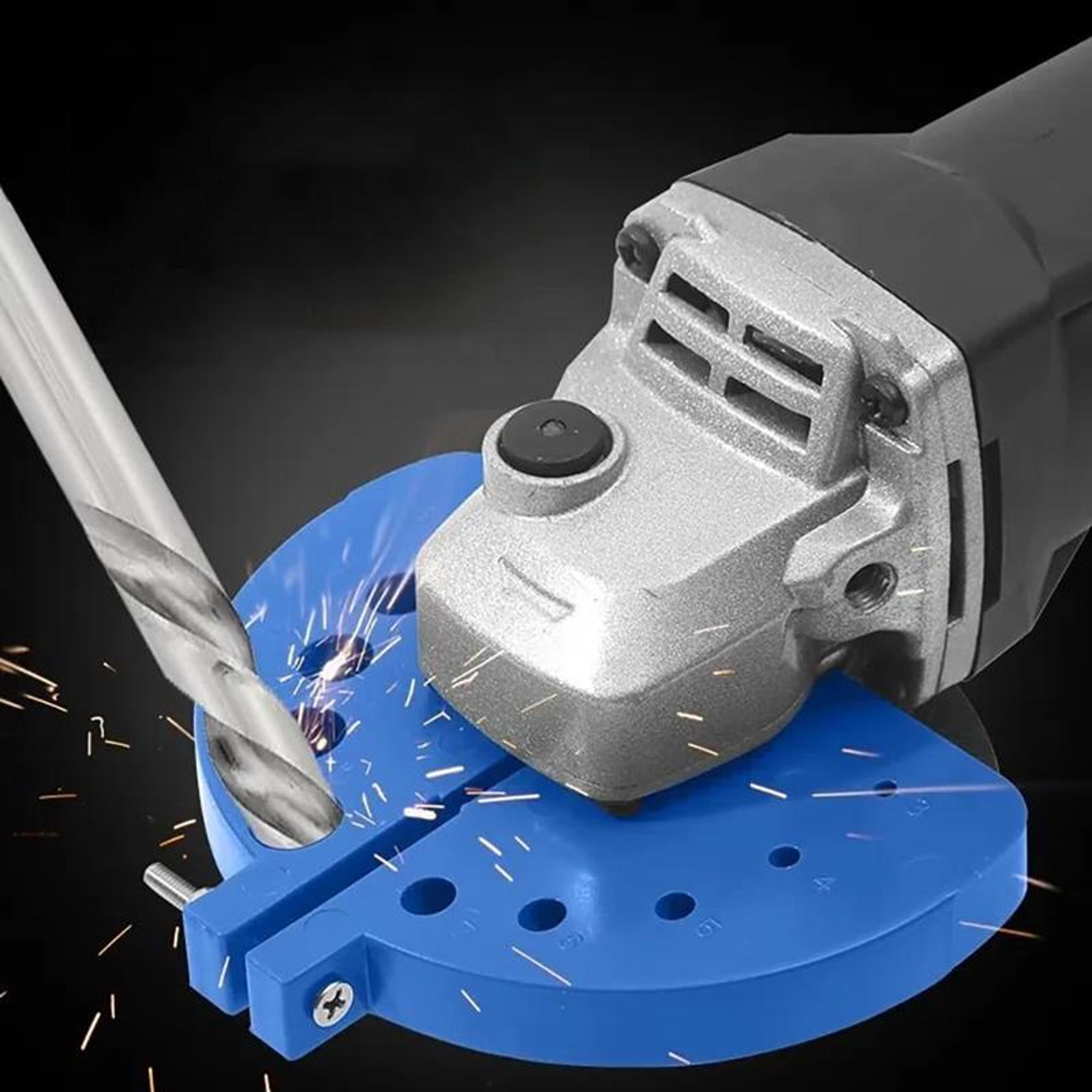 multi-angle drill bit sharpener attachment, portable drill bit grinder guide tool for precision sharpening