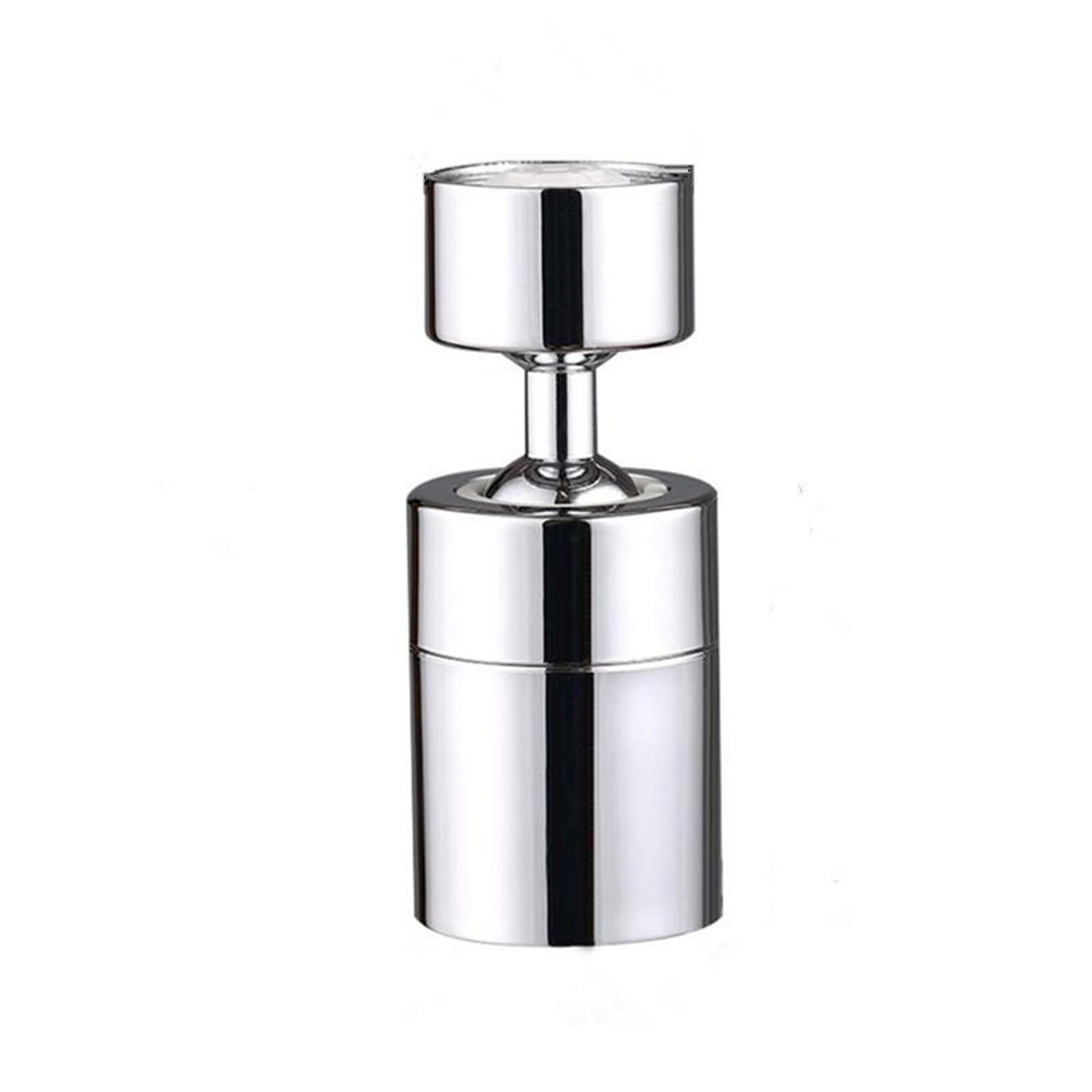 dual function kitchen faucet aerator bubbler splash proof copper abs filter nozzle