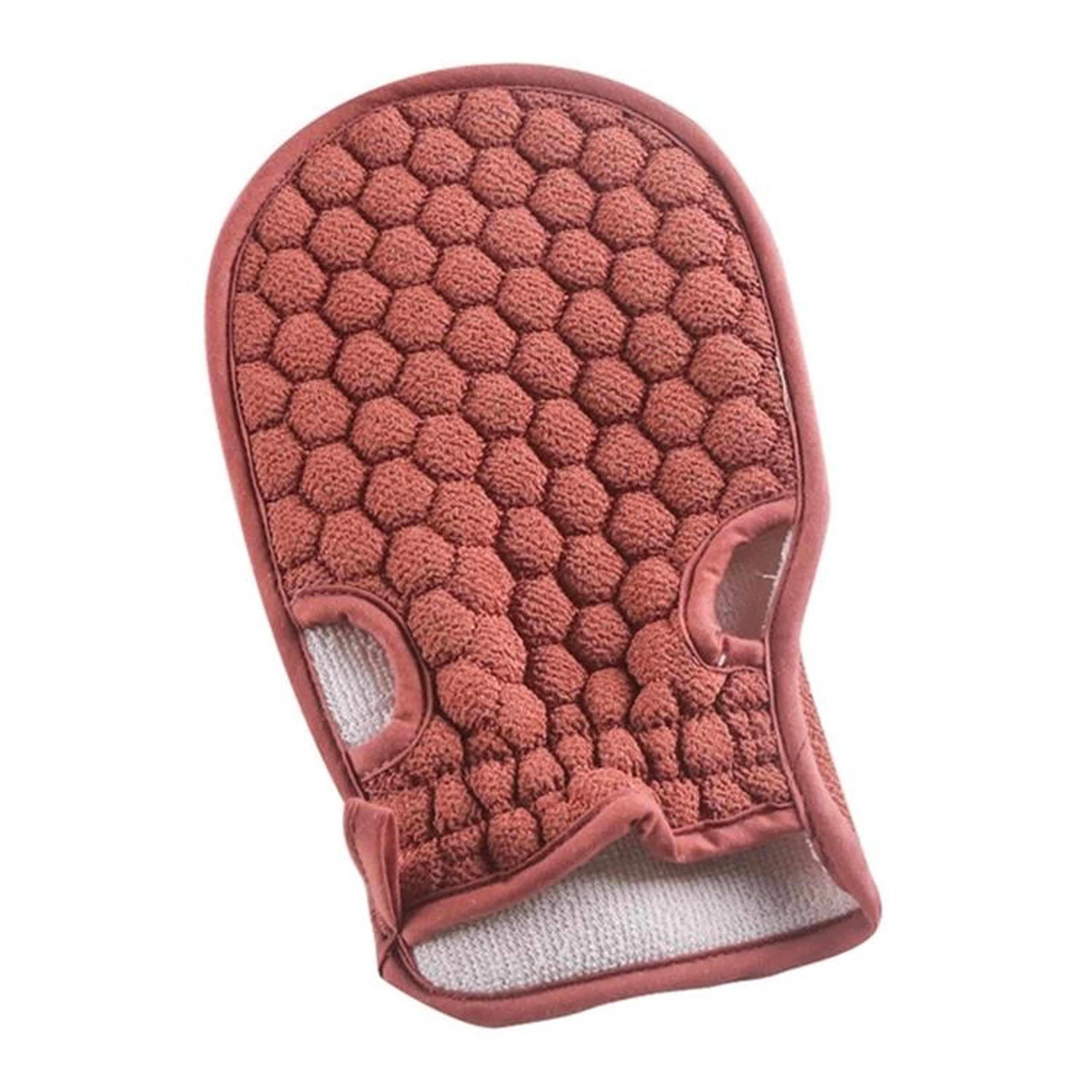 exfoliating shower gloves skin-smoothing coffee massage mitt for spa like relaxation