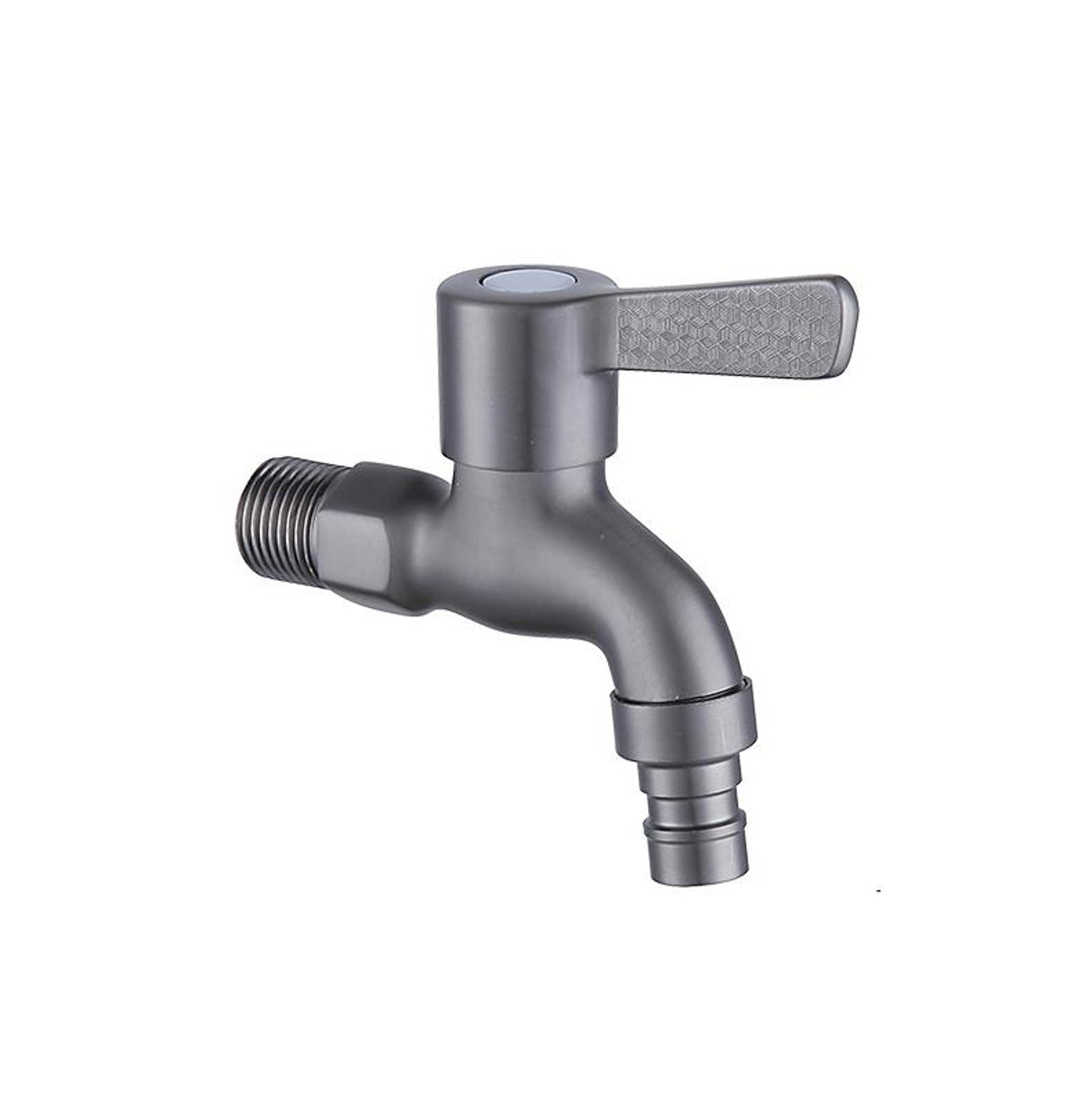 stainless steel wall mounted bib tap for washing machine & toilet durable leakproof faucet
