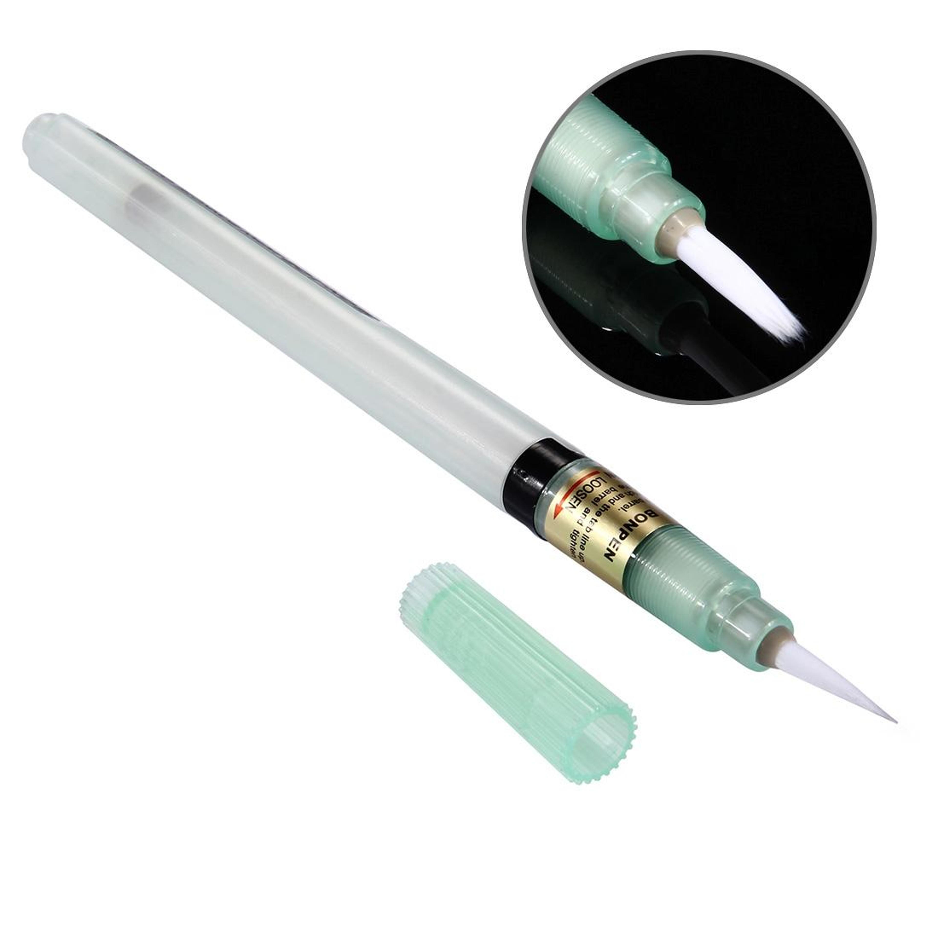 reusable flux pen brush for soldering precision, refillable rosin flux applicator