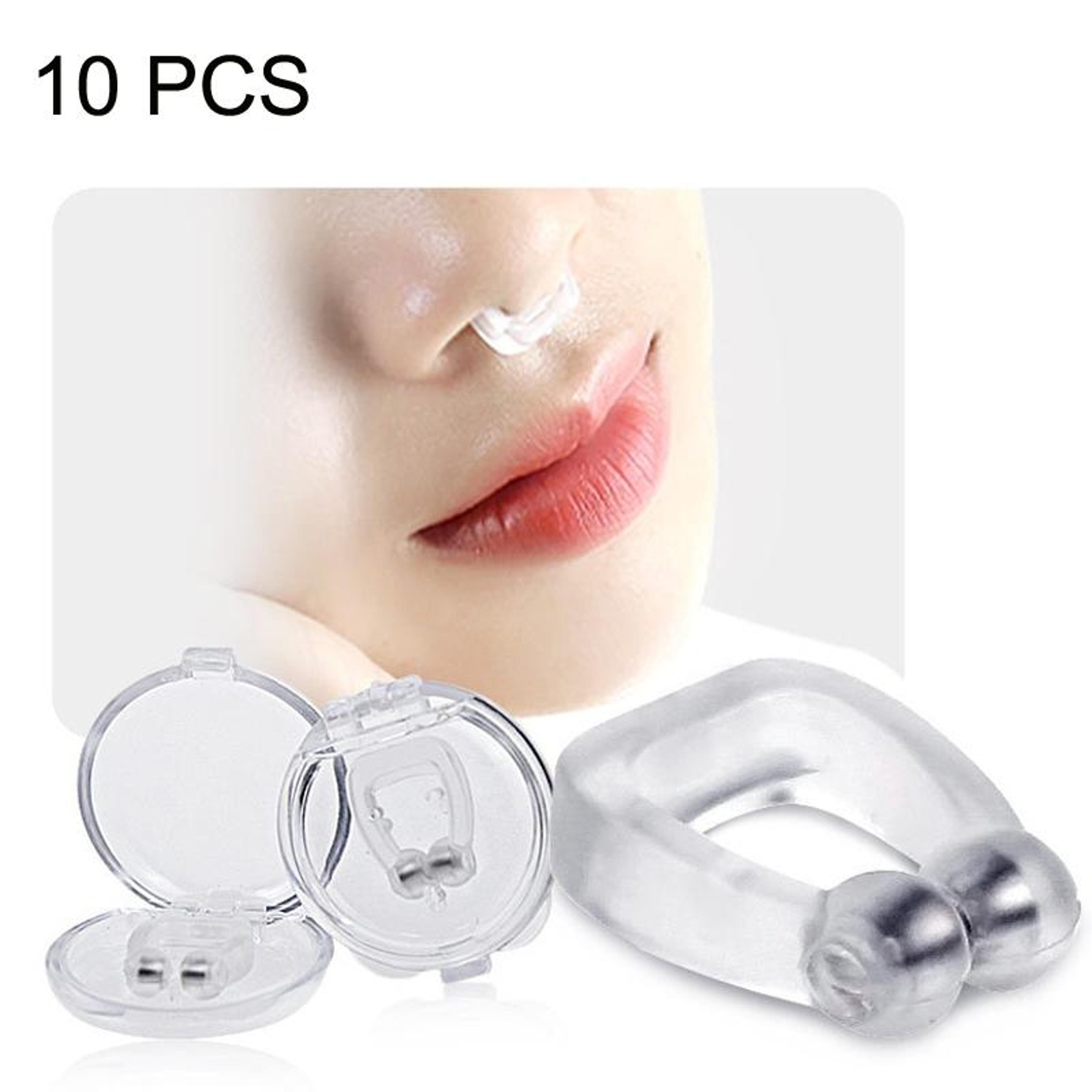 magnetic silicone nose clip anti snoring device for better sleep and easy breathing