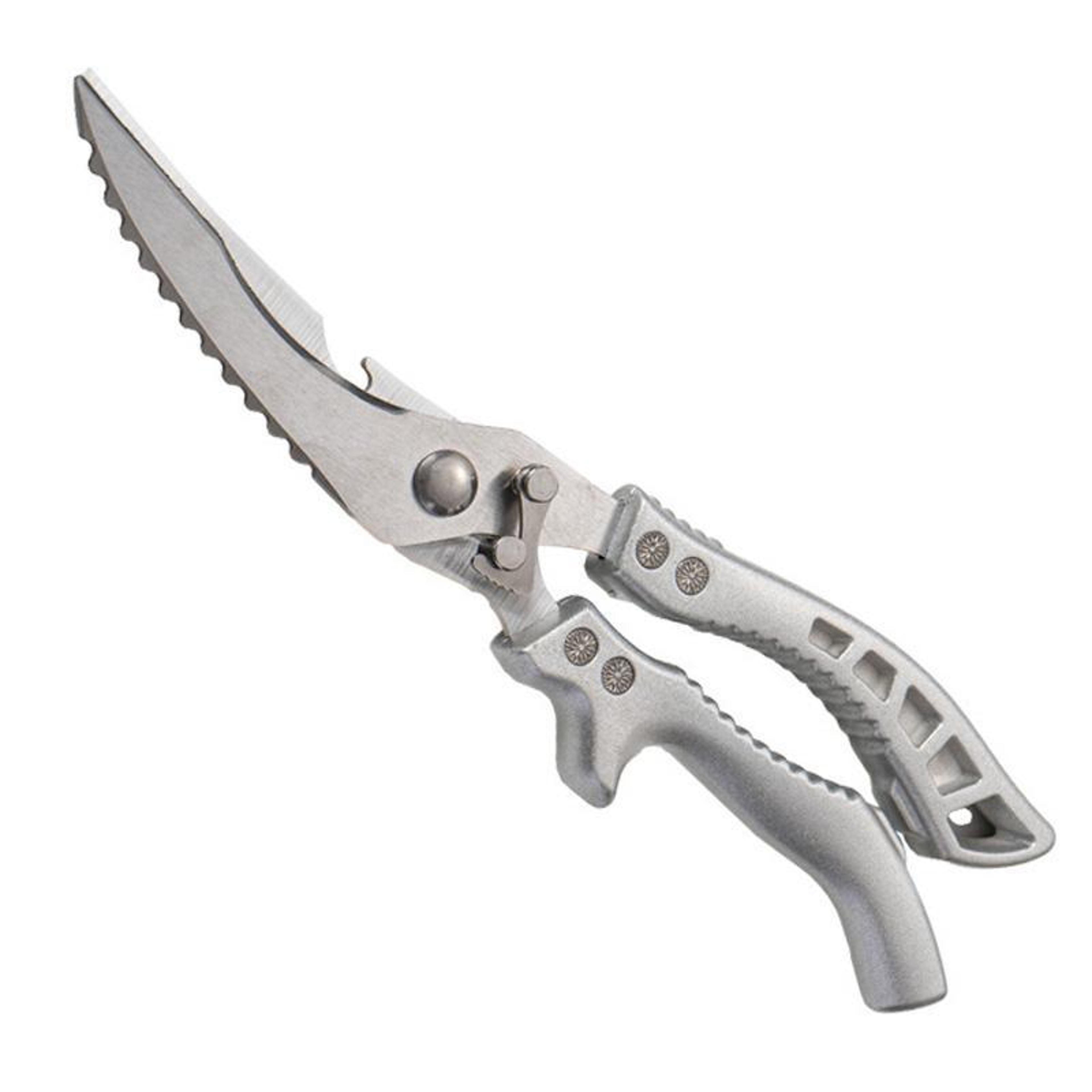 heavy duty kitchen shears stainless steel chicken bone scissors with safety lock