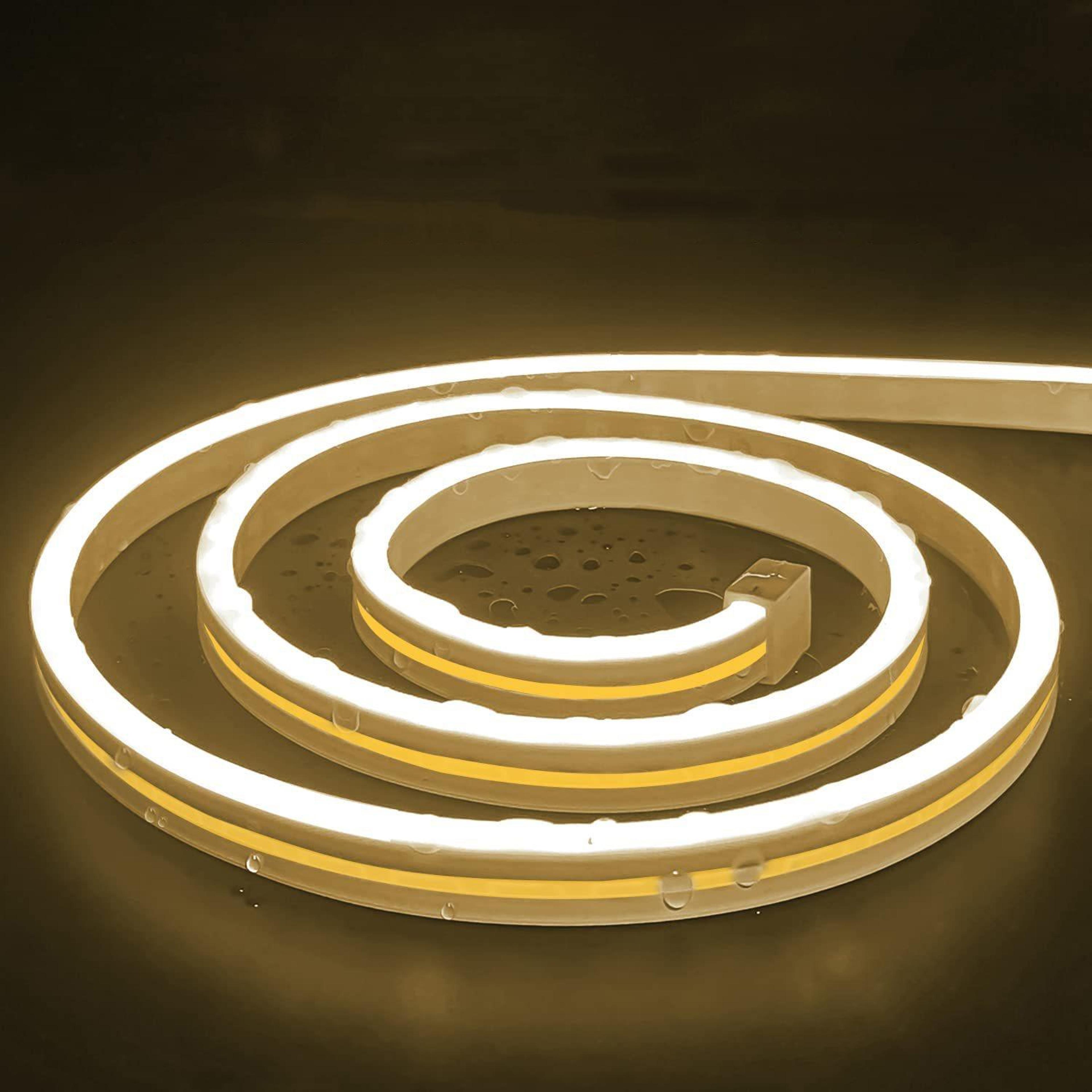 usb powered flexible neon led light strip 2m waterproof silicone ambient lighting