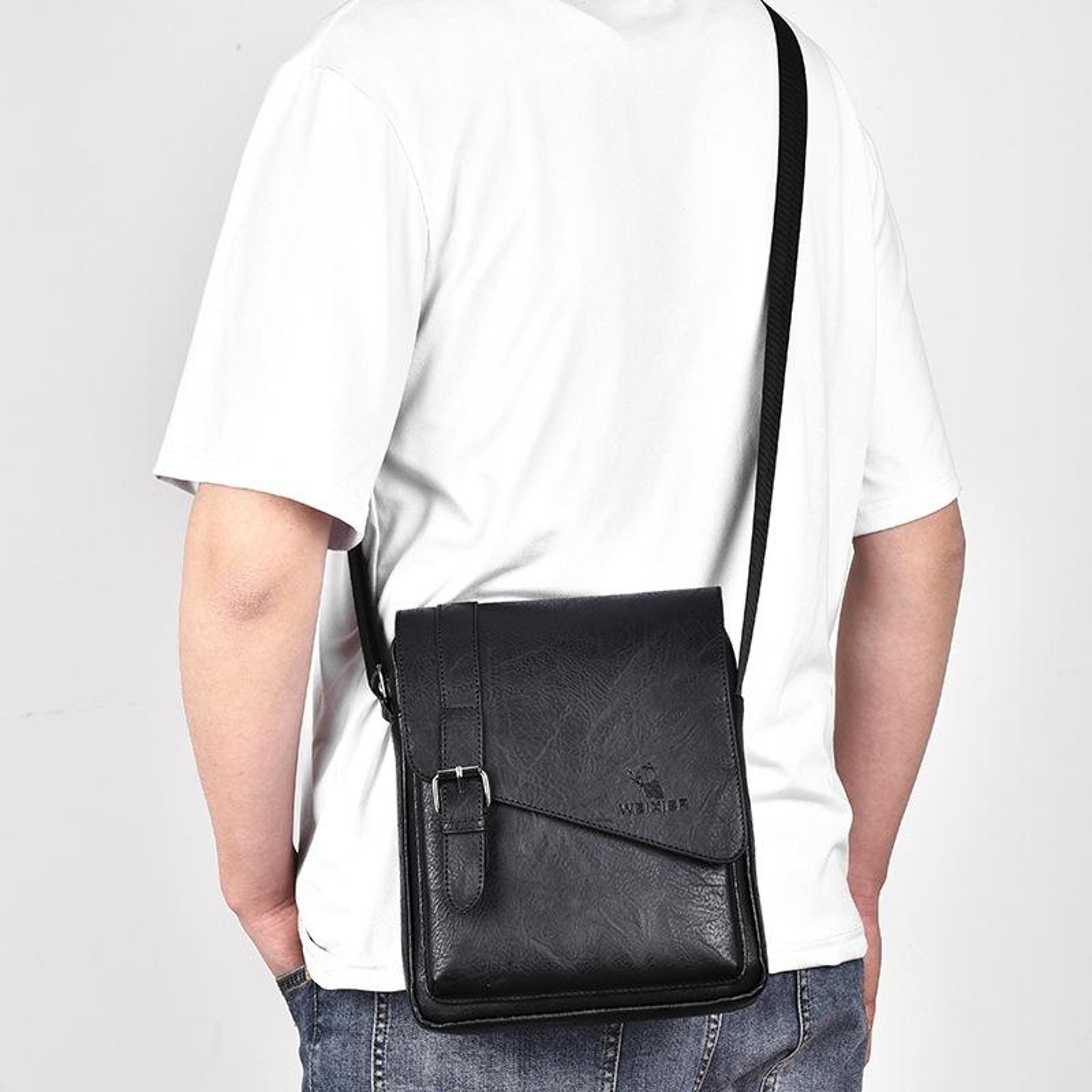 vintage canvas crossbody messenger bag large capacity shoulder backpack