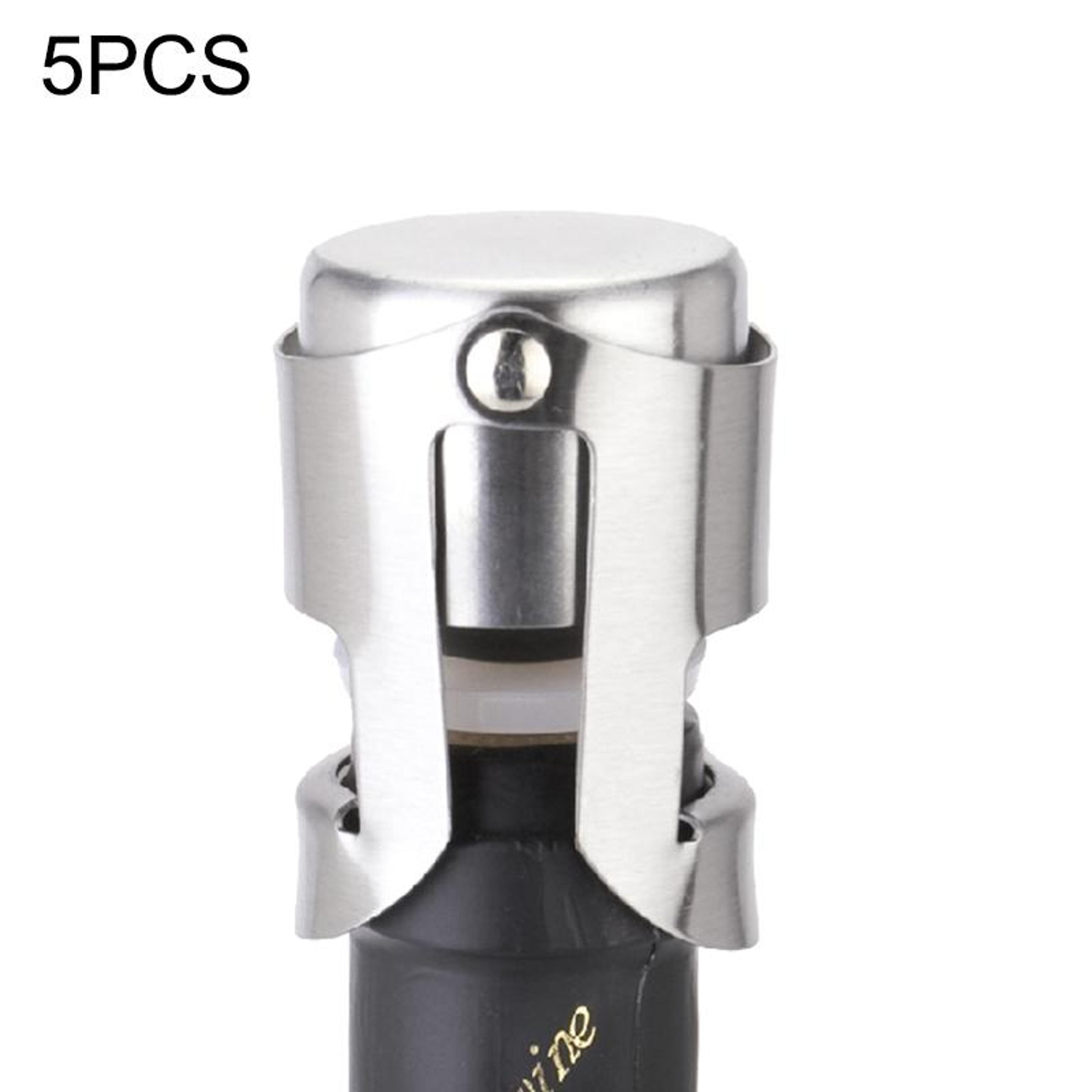 stainless steel wine stopper set airtight champagne bottle sealer