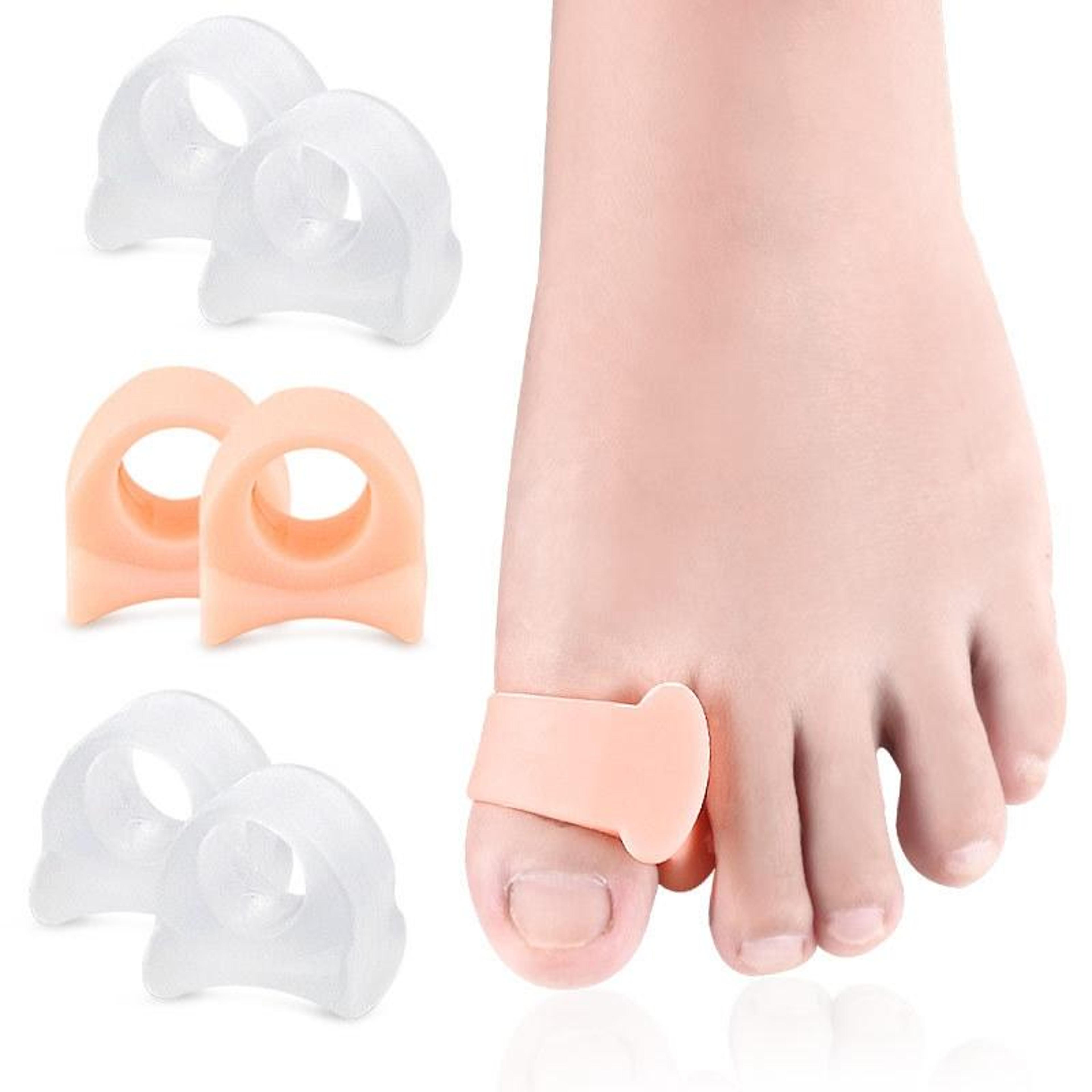 10 pairs soft gel toe separators for bunion relief toe straightener orthosis cushion set