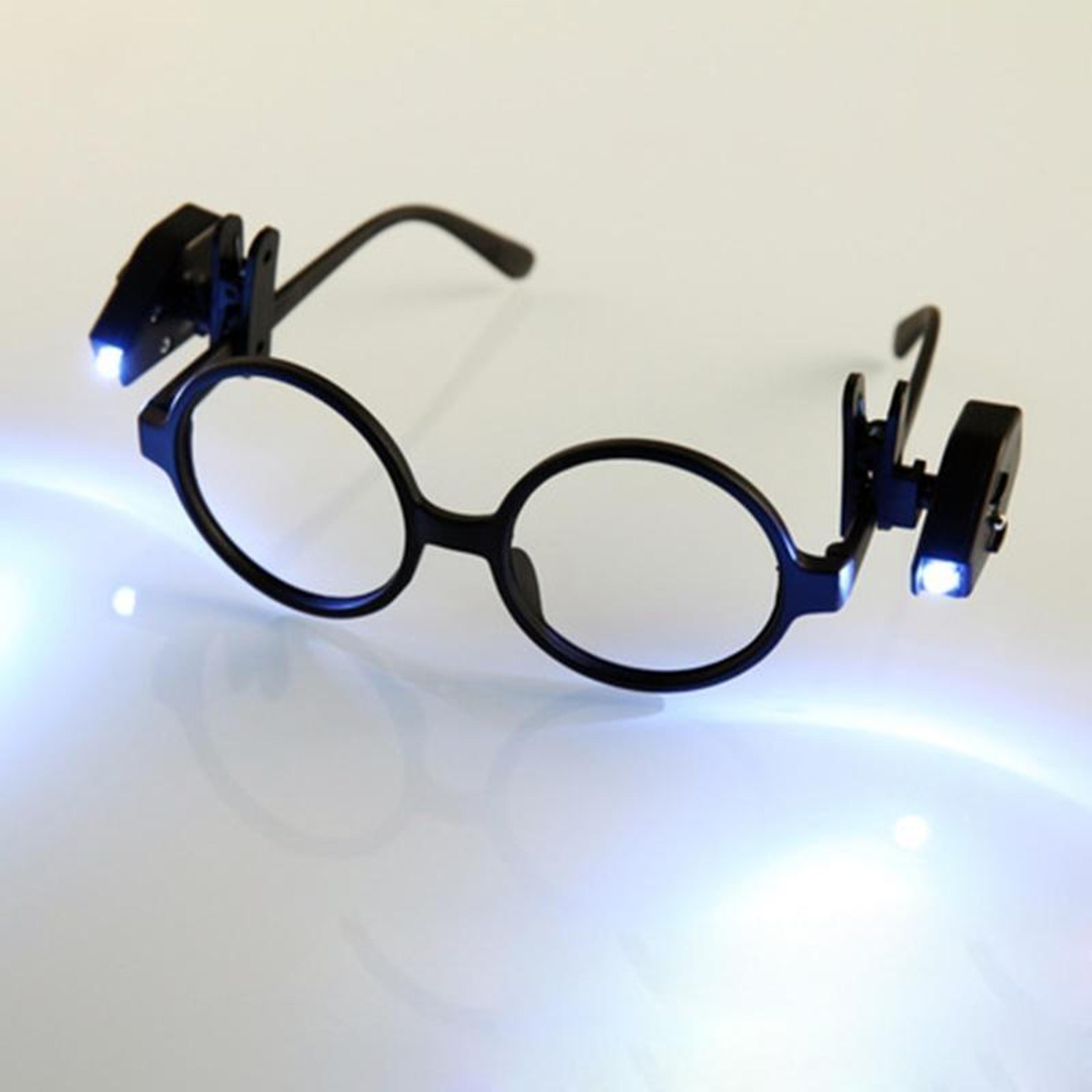 adjustable led reading light eyeglass clip, 2pcs mini clip-on light for hands-free illumination