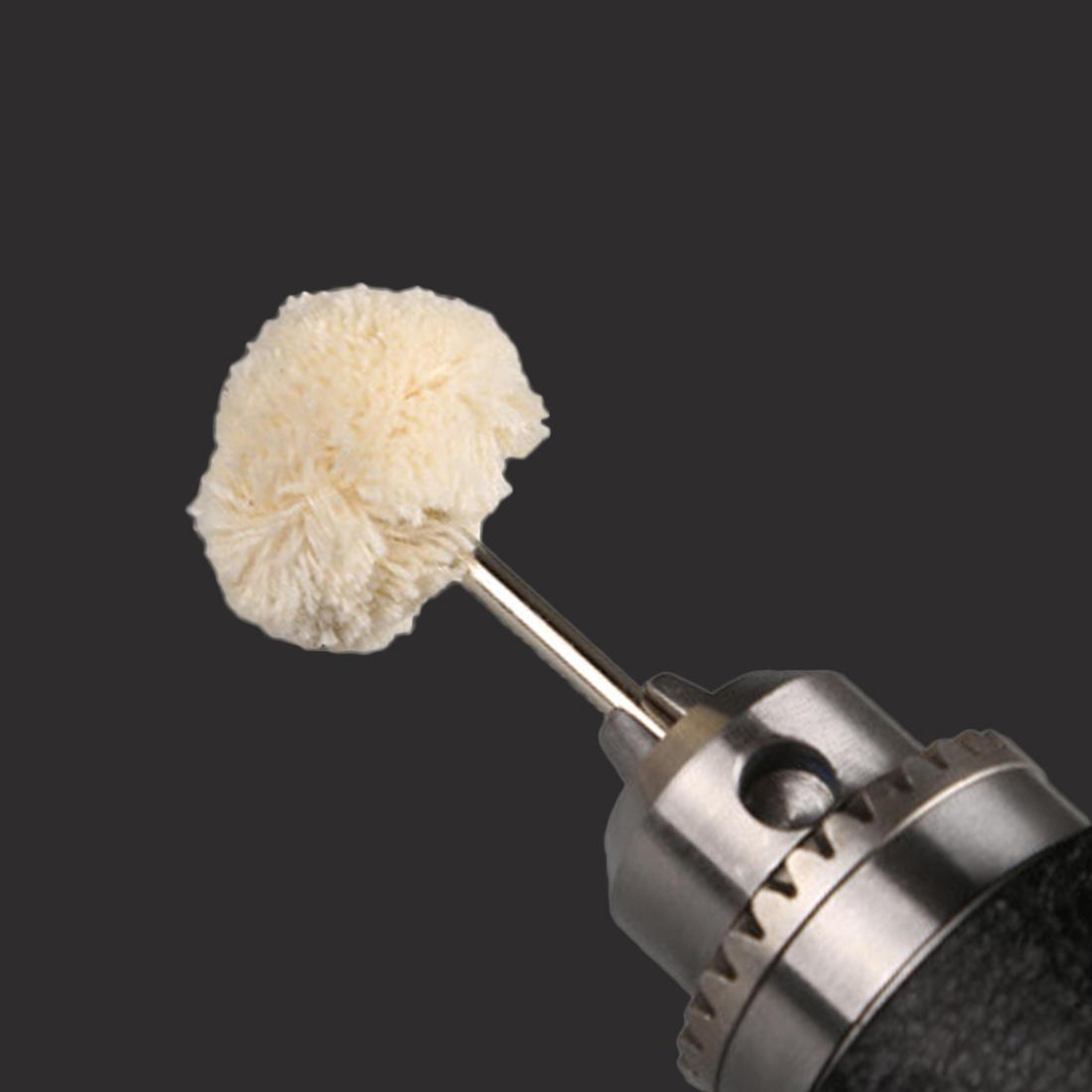 10pcs wool polishing wheel set for rotary tools precision finishing kit