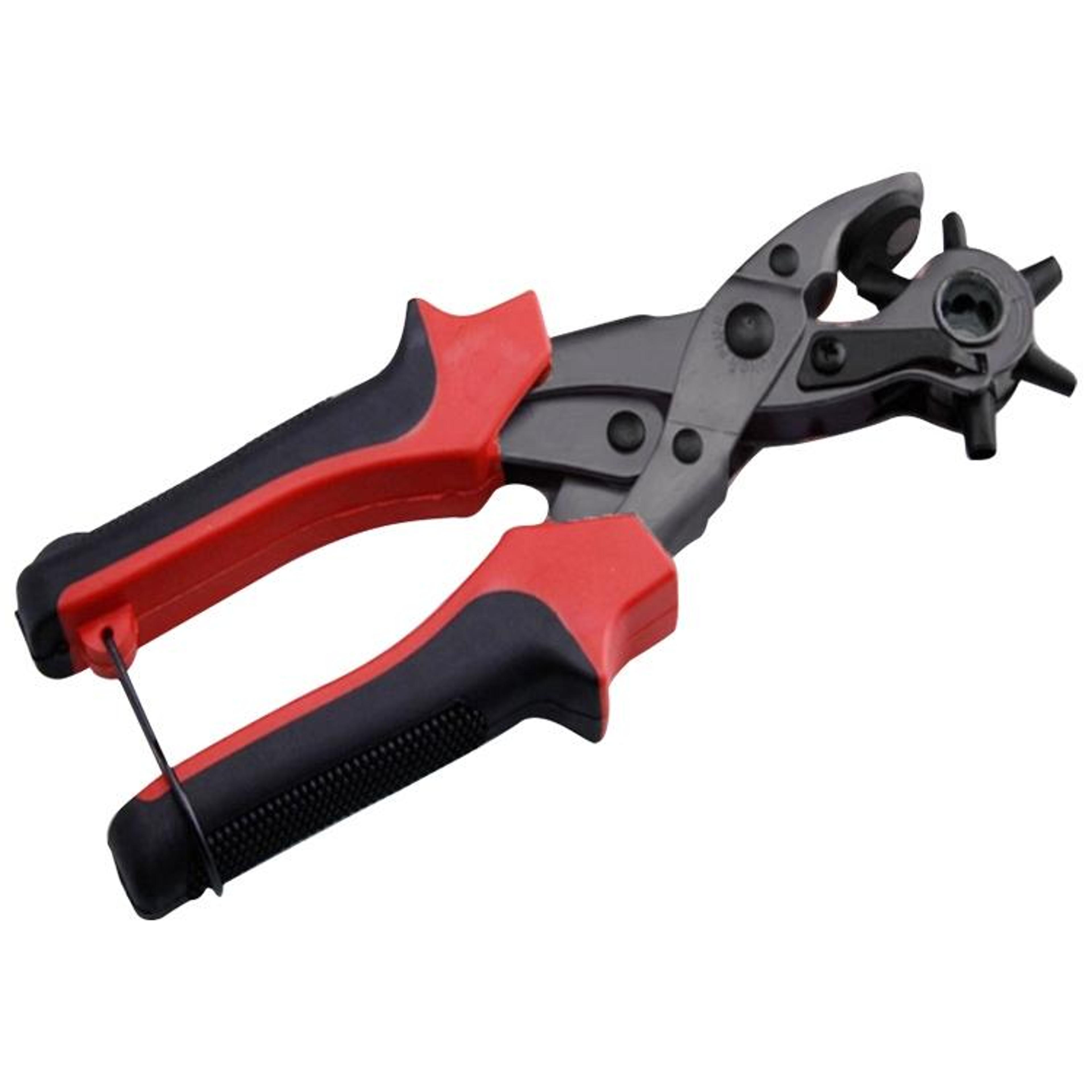 6 hole leather hole punch tool for belts, fabric & diy craft repairs