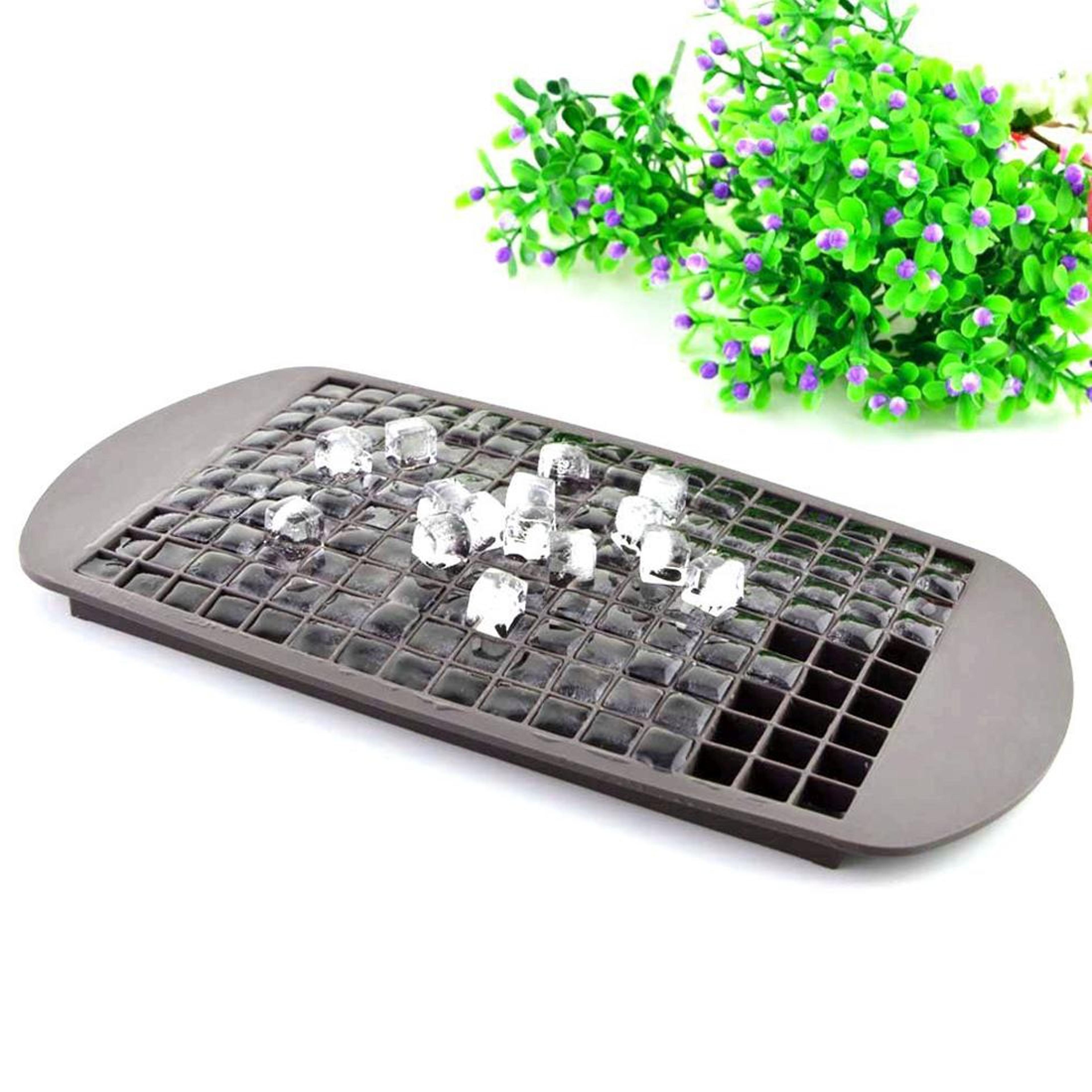mini silicone ice cube tray with 160 small cubes for cocktails, coffee & whiskey