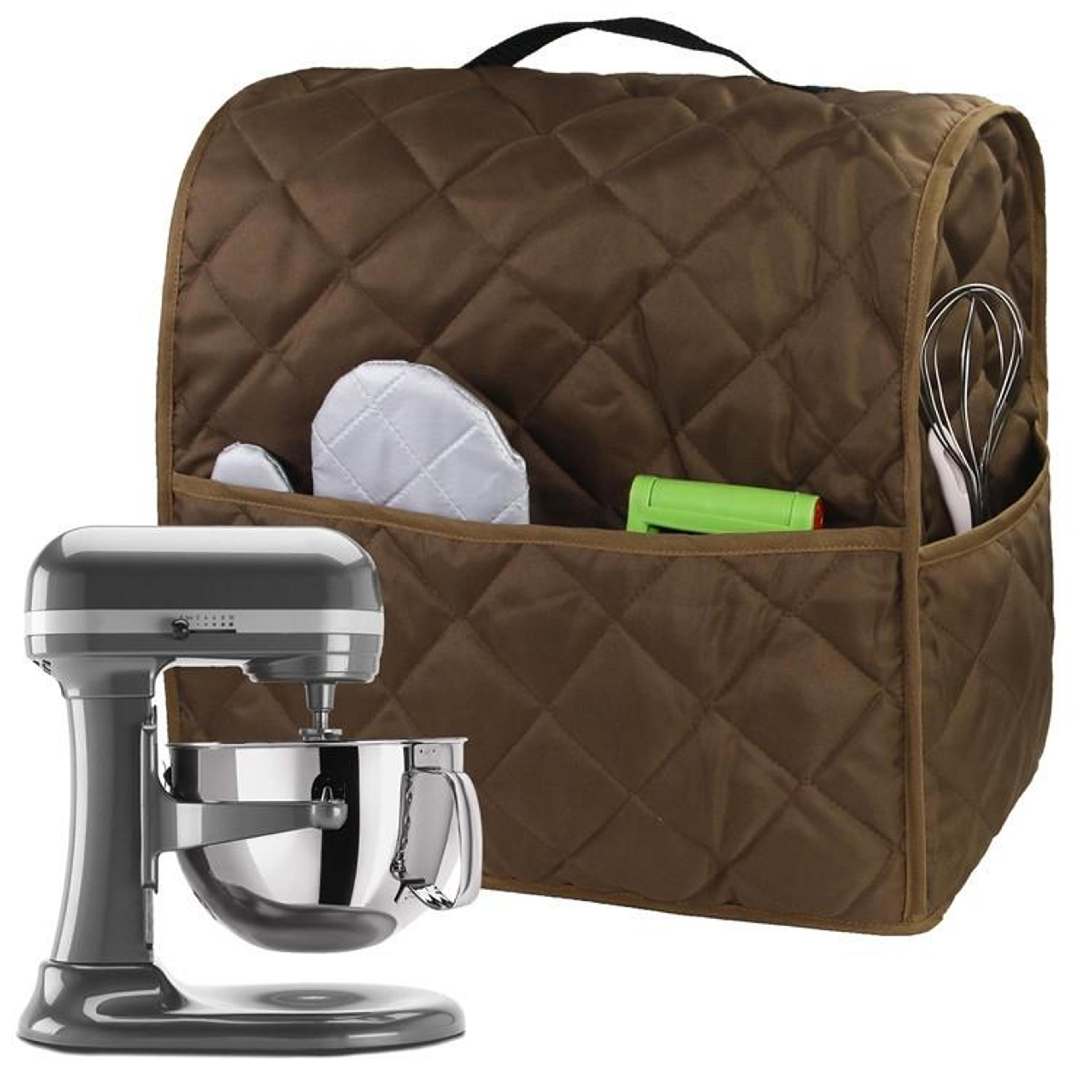 kitchenaid 4.5qt mixer cover waterproof dust cover with storage pockets & carry handle