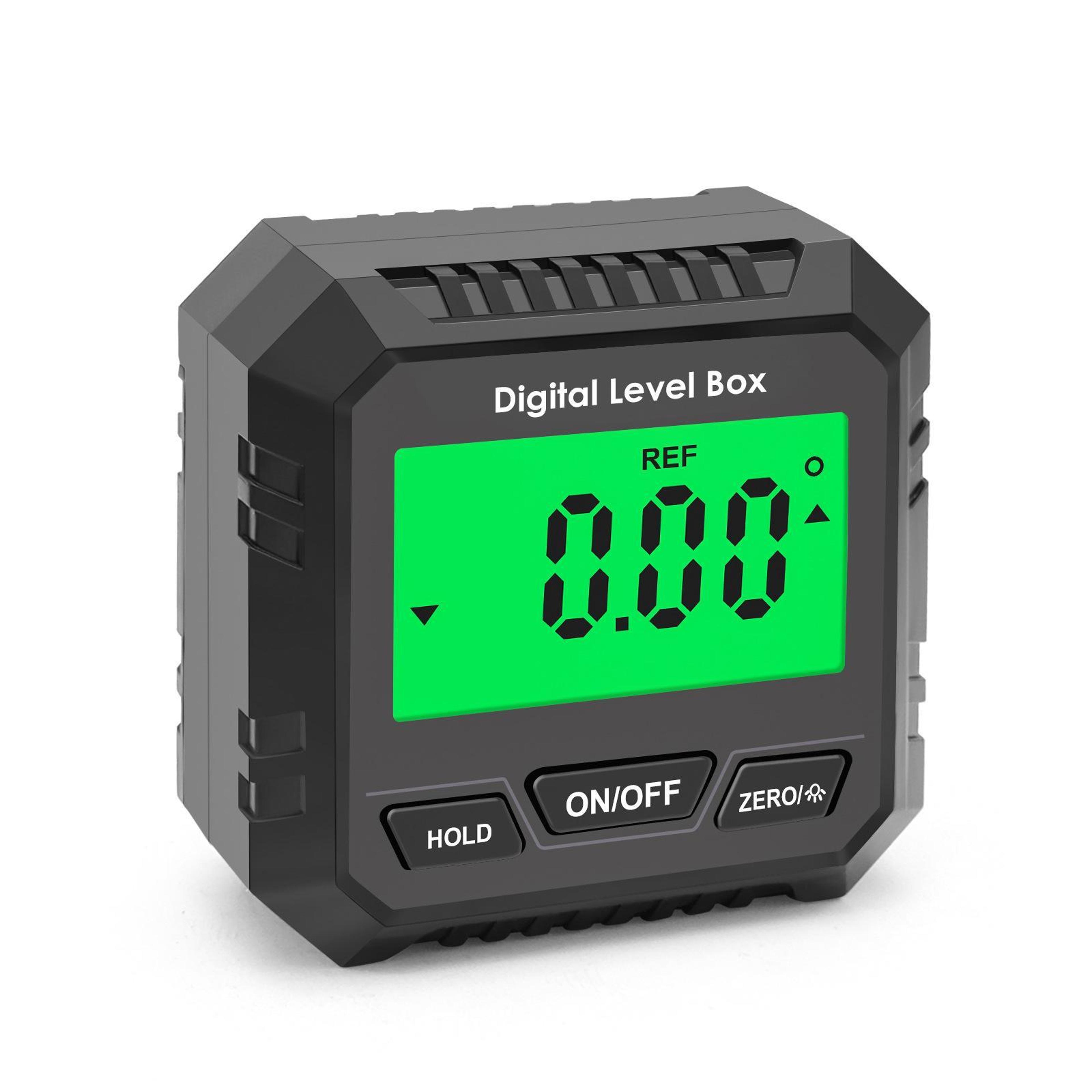 magnetic digital inclinometer angle finder with lcd display for woodworking & precision leveling